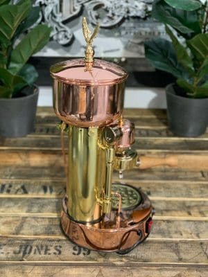 Elektra Micro Casa Semi Automatica & Brass - 1 Group Commercial Espresso Machine - Gold