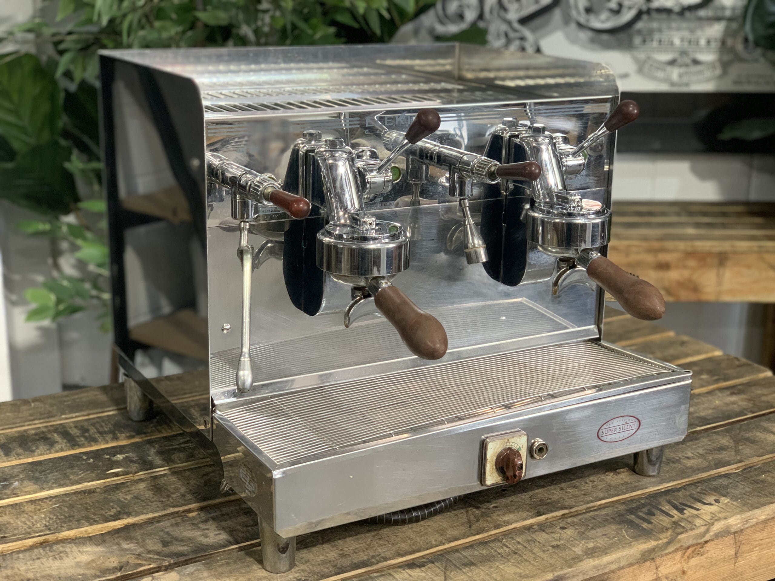 Elektra Sixties T3 Compact - 2 Group Commercial Espresso Machine - Stainless Steel