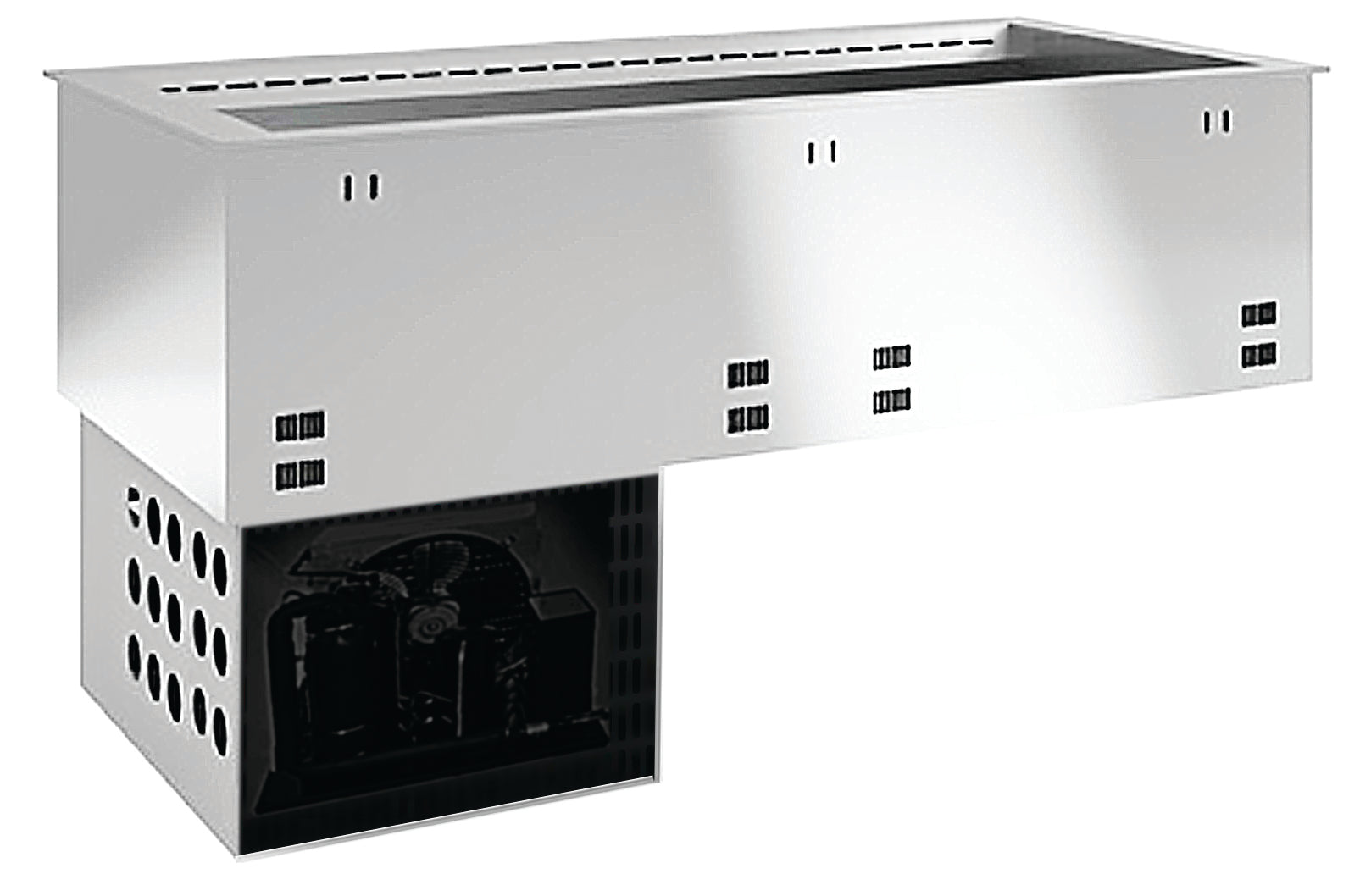 Emainox Drop-in Refrigerated Well 1455mmL x 700mmD - 8046502