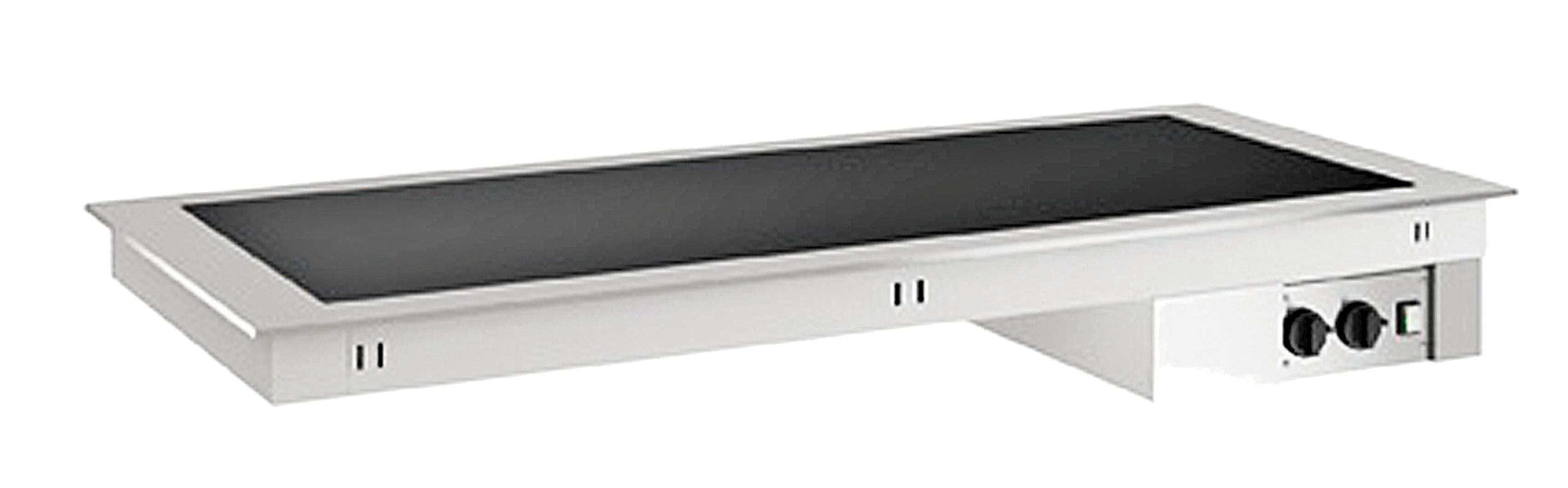 Emainox Drop-In heated ceramic glass hotplate 1455mmLx700mmD - 8046402