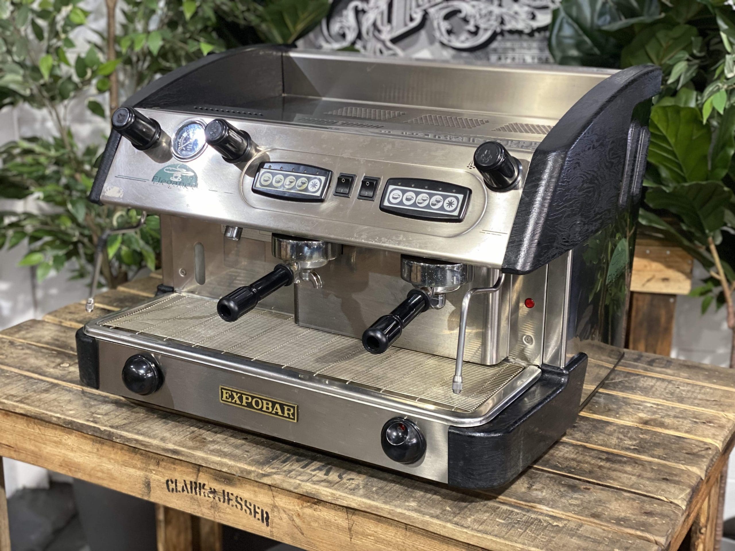 Expobar Elegance Low Cup 2 Group Black / Stainless - 30732
