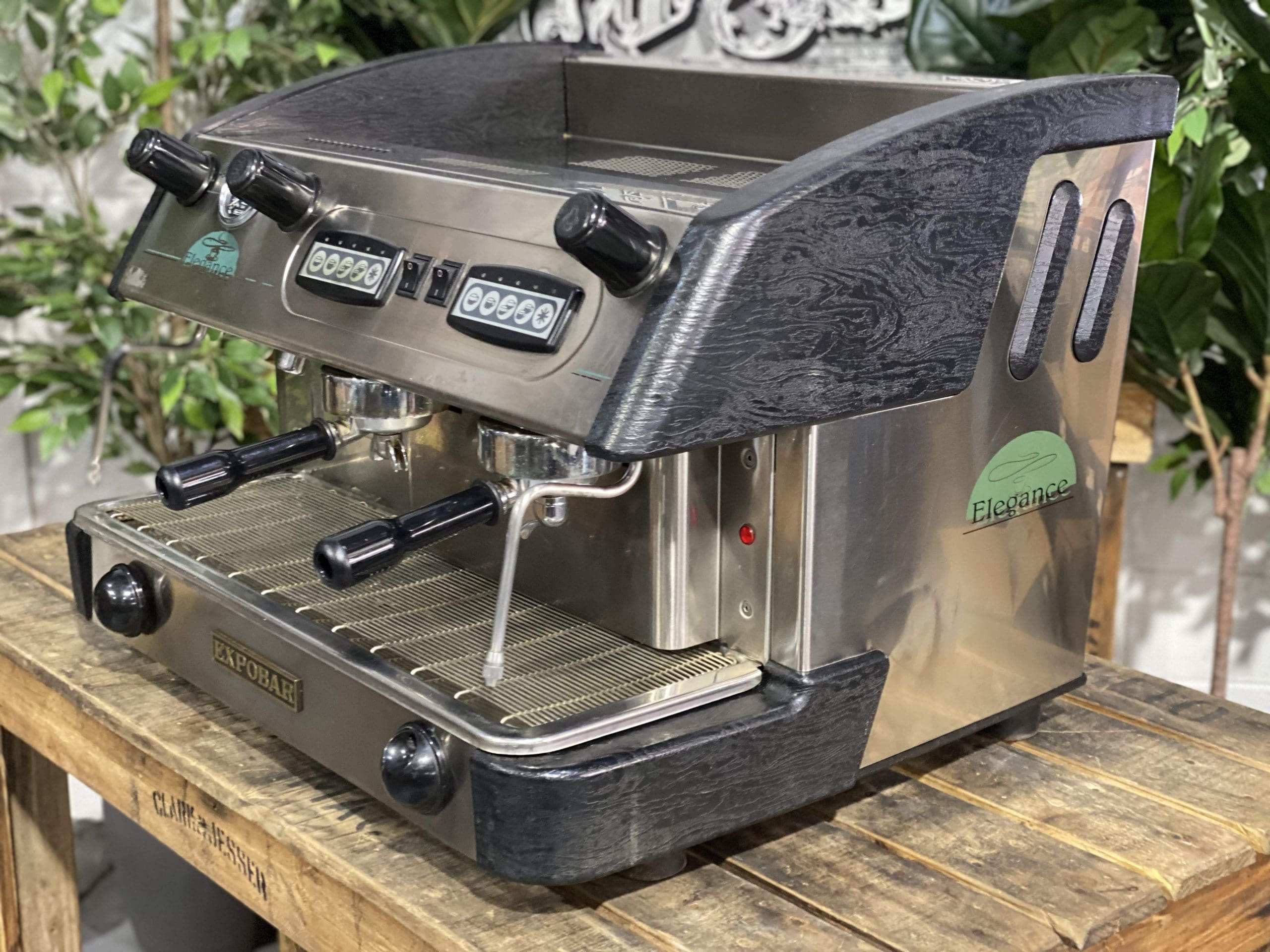 Expobar Elegance Low Cup 2 Group Black / Stainless - 30732