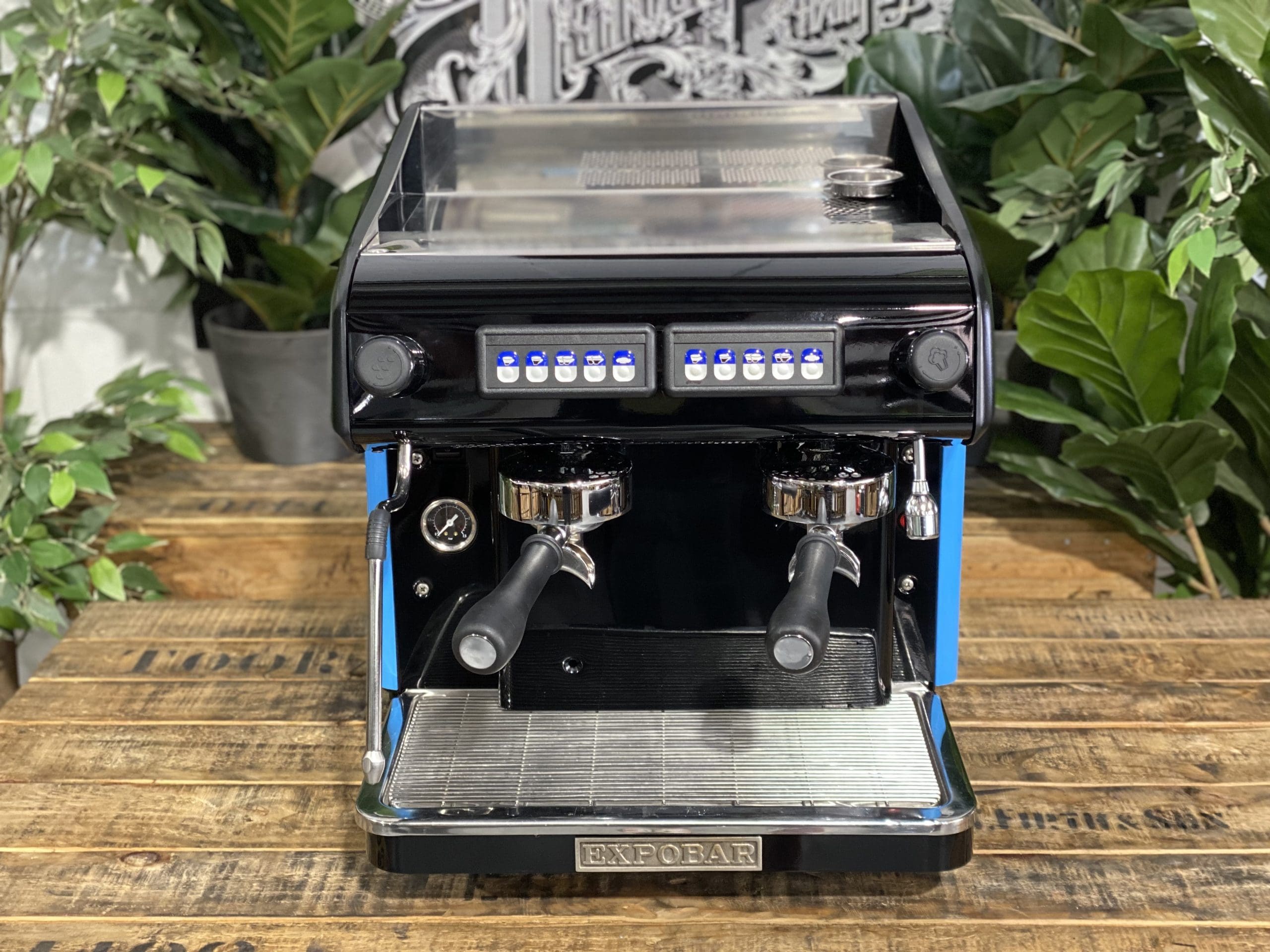 Expobar MegaCrem Compact High Cup 2 Group Blue / Black - 28944