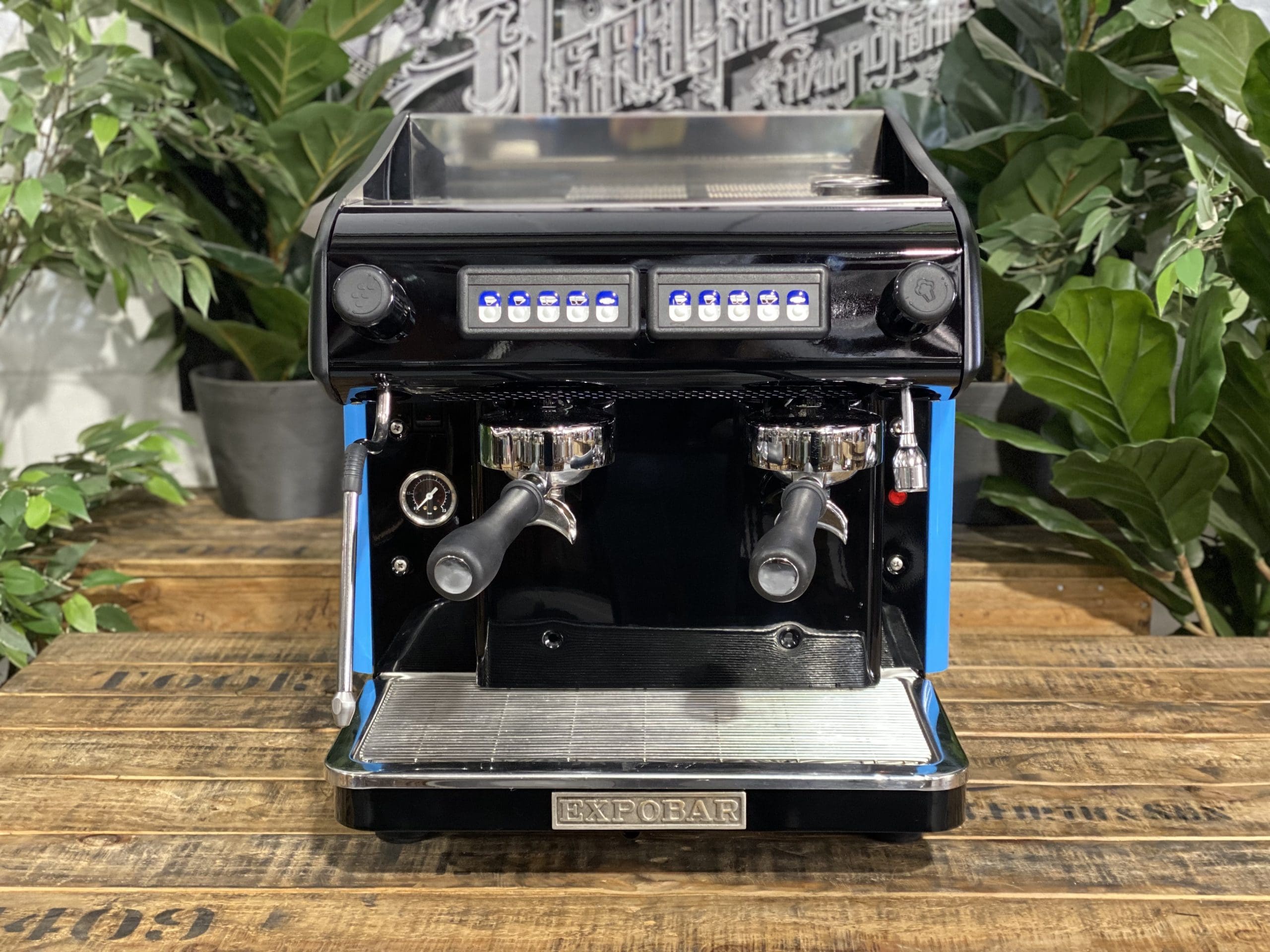 Expobar MegaCrem Compact High Cup 2 Group Blue / Black - 28944