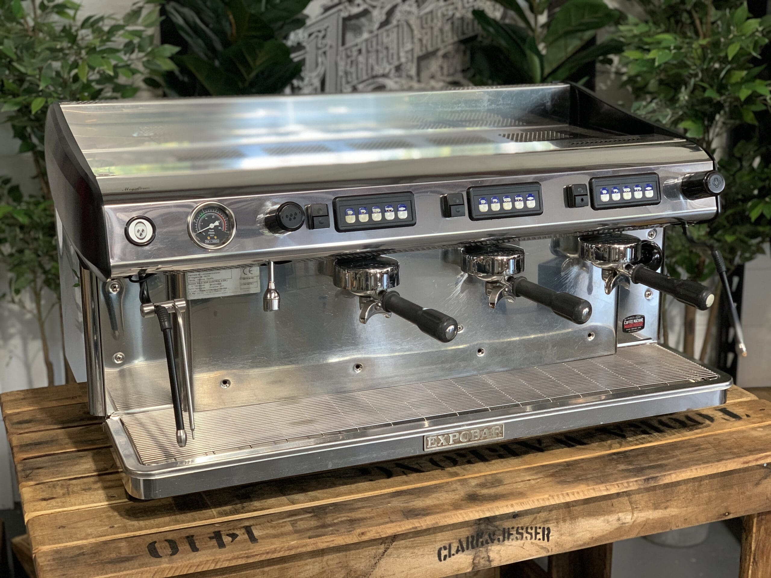 Expobar MegaCrem Auto Steam 3 Group Stainless Steel - 18283