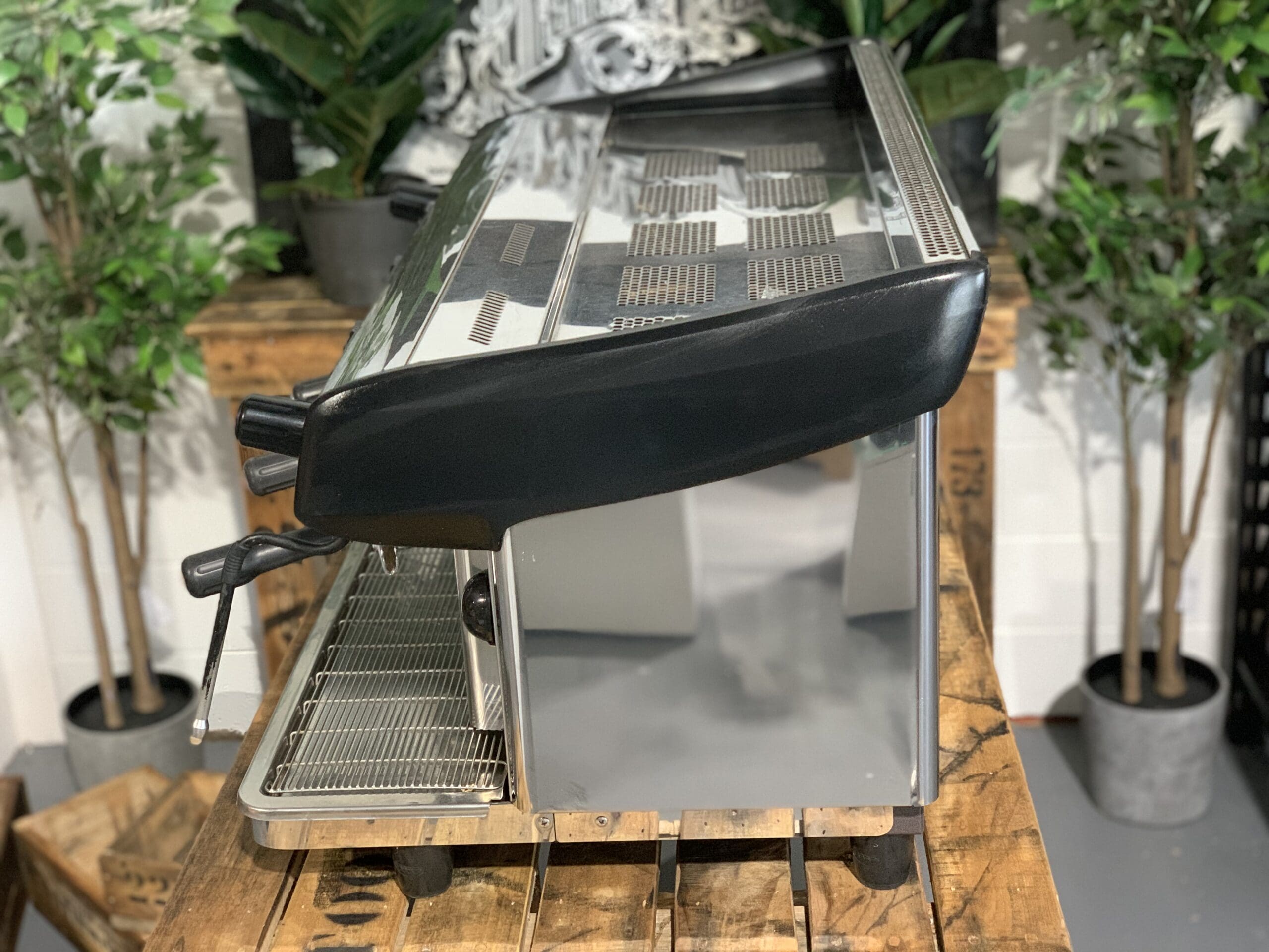 Expobar MegaCrem Auto Steam - 3 Group Commercial Espresso Machine - Stainless Steel