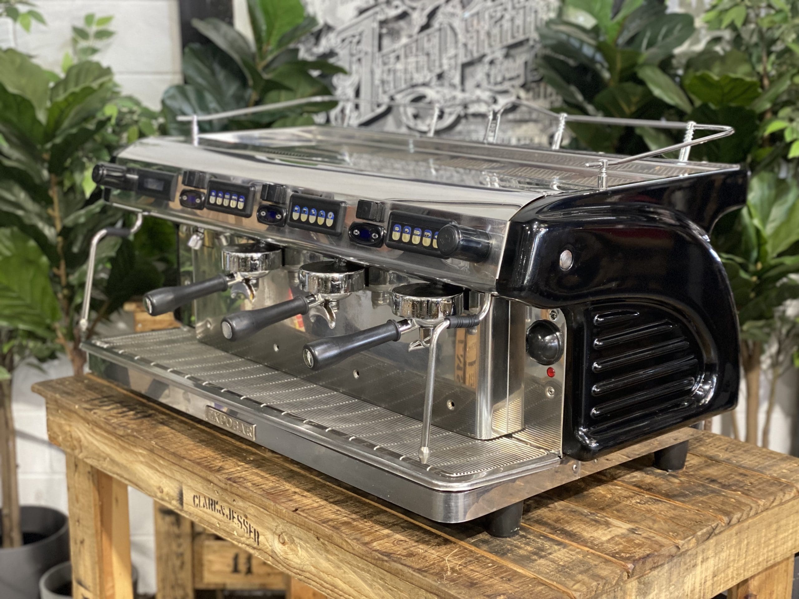 Expobar Ruggero Multiboiler 3 Group Gloss Black - 34352