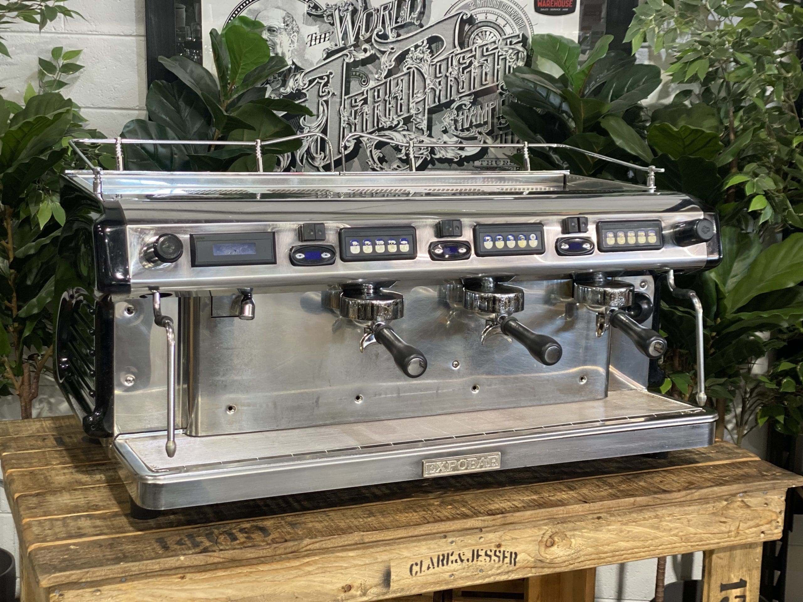 Expobar Ruggero Multiboiler 3 Group Gloss Black - 34352