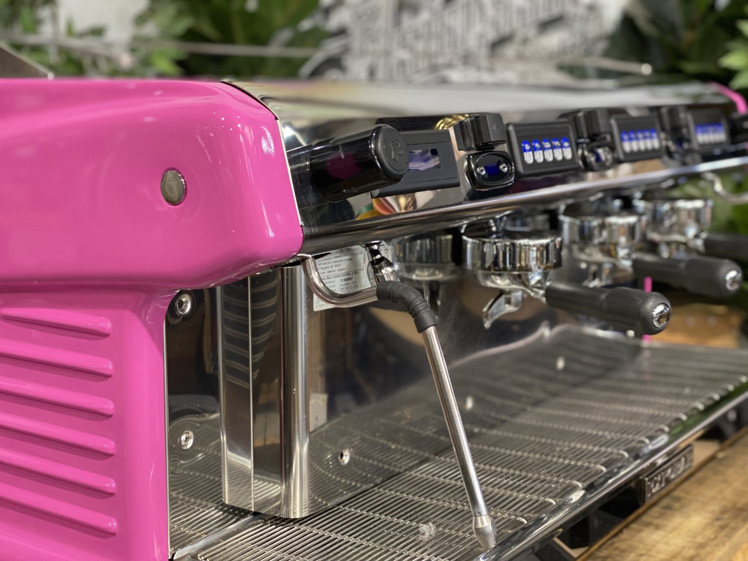 Expobar Ruggero - 3 Group Commercial Espresso Machine - Pink