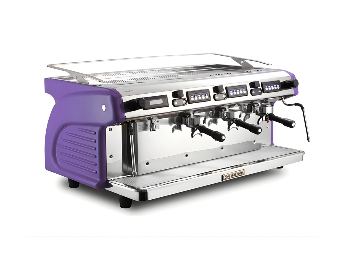 Expobar Ruggero Classic Multi Boiler V2.0 - - 3 Group Commercial Espresso Machine - Commercial - Purple