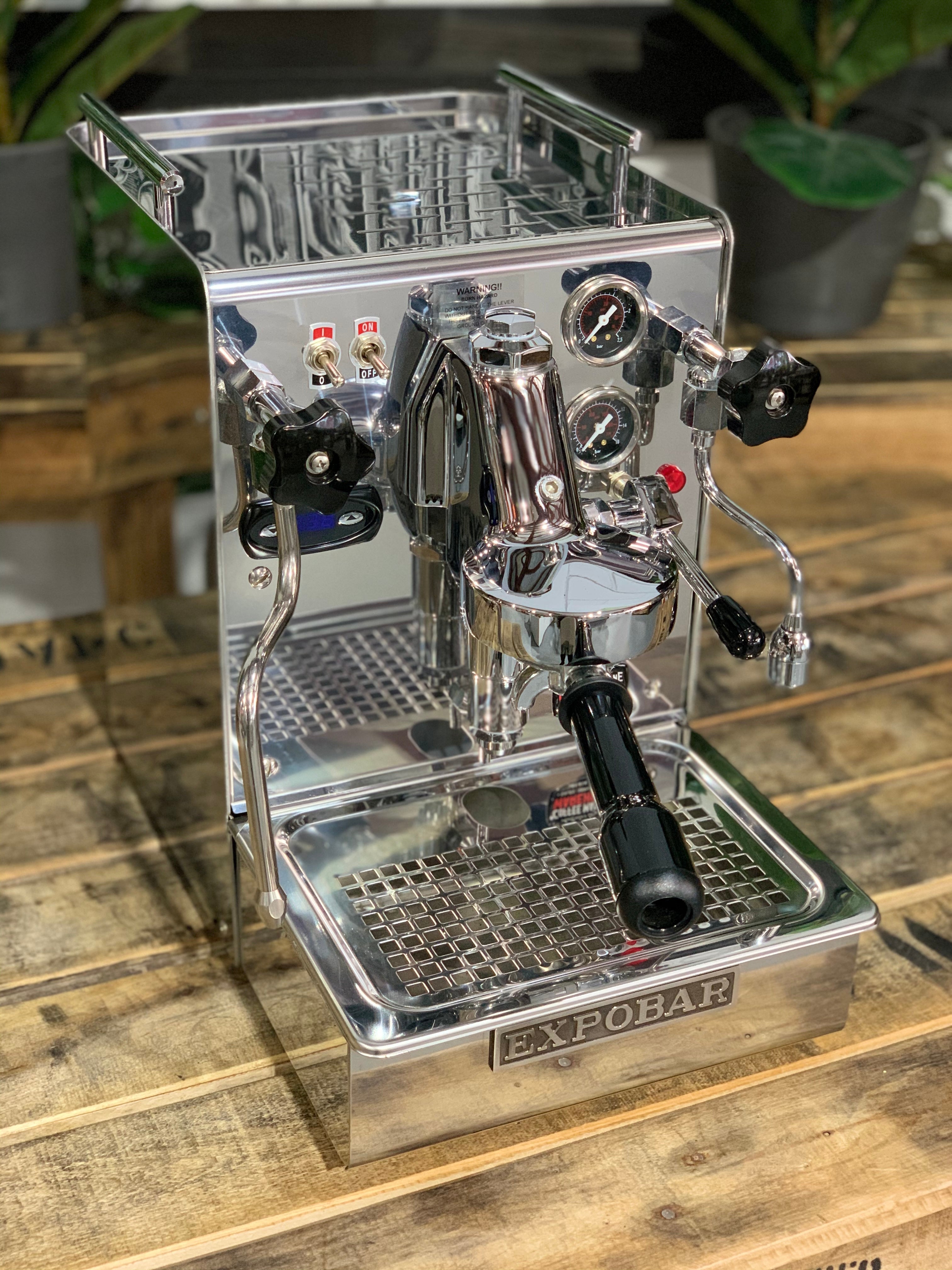 Expobar Office Barista Minore - 1 Group Commercial Espresso Machine - Stainless Steel