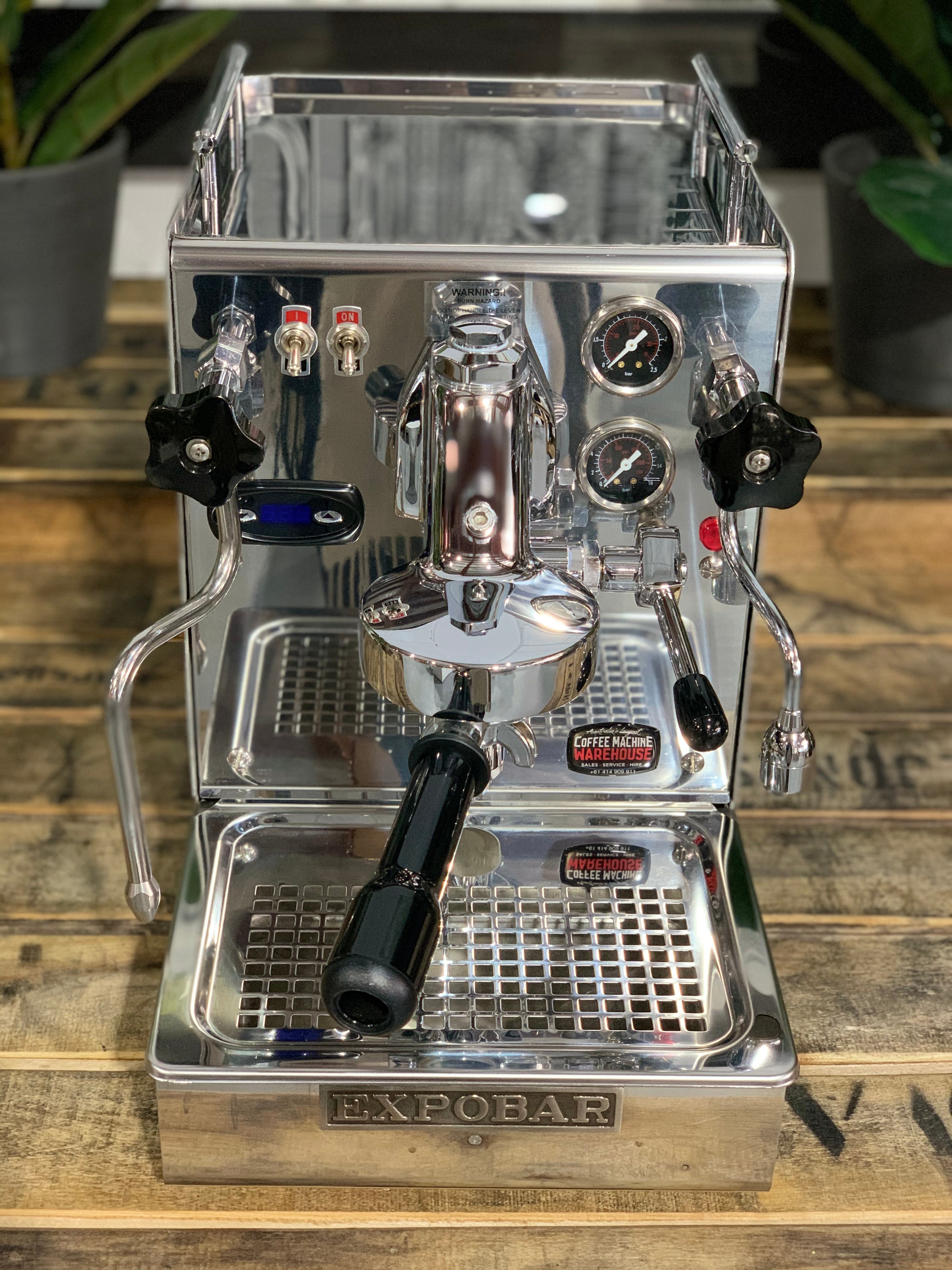 Expobar Office Barista Minore - 1 Group Commercial Espresso Machine - Stainless Steel