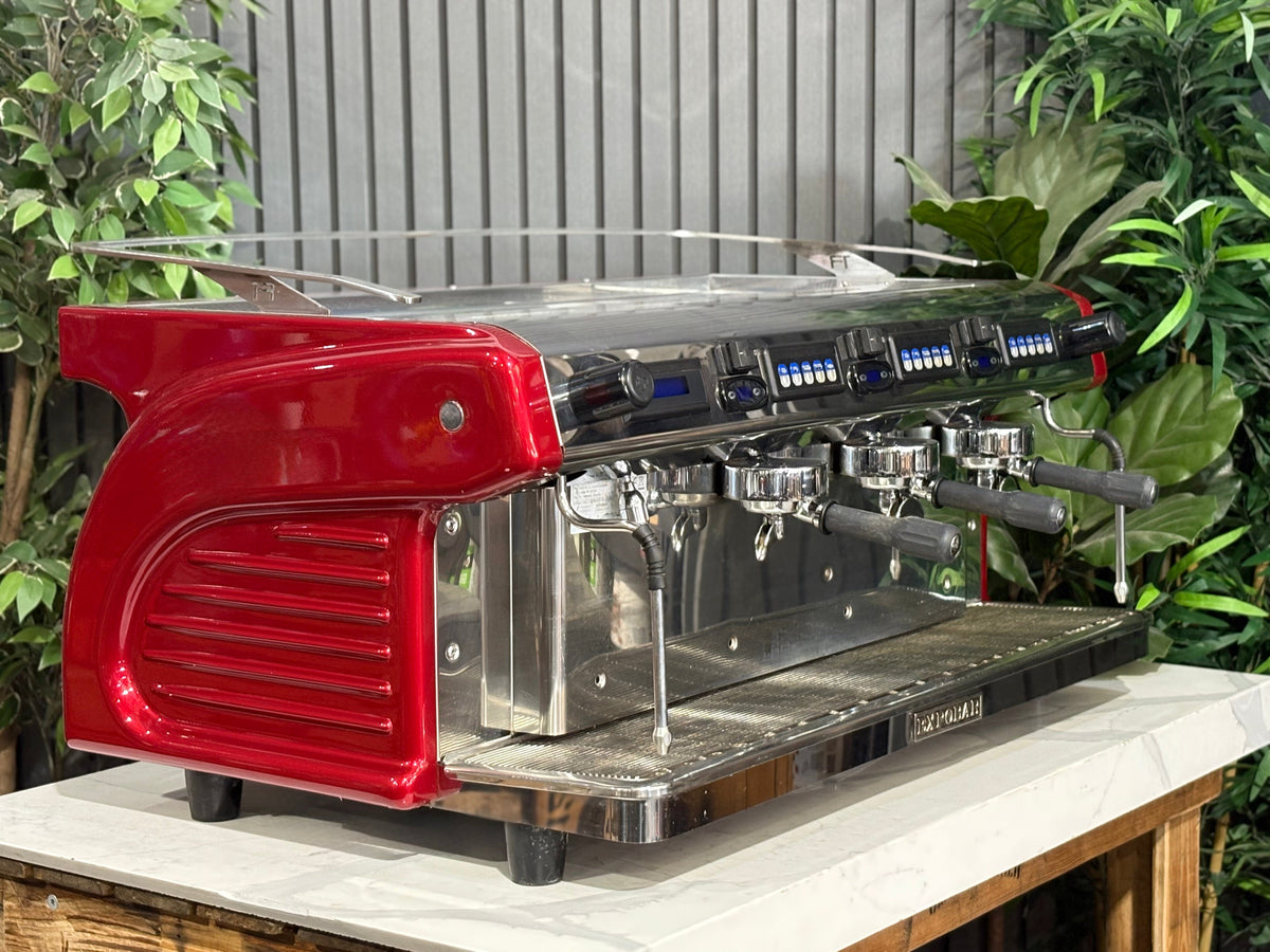 Expobar Ruggero Multiboiler - - 3 Group Commercial Espresso Machine - Commercial - Gloss Red