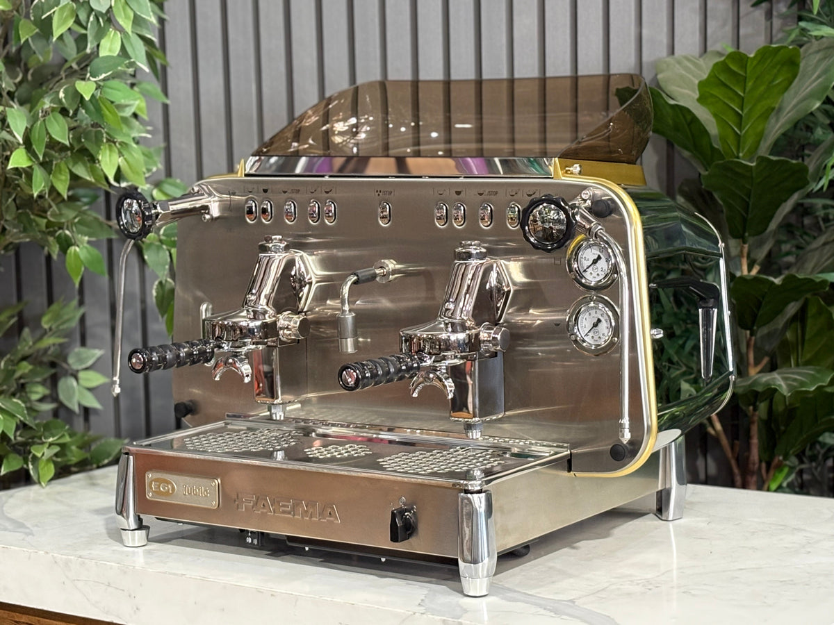 Faema E61 Jubilee Volumetric - - 2 Group Commercial Espresso Machine - Commercial