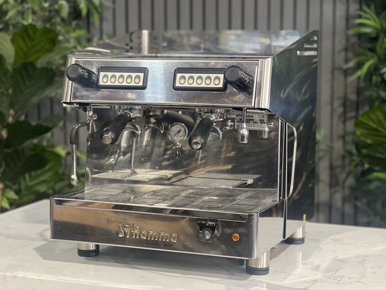 Fiamma Atlantic Compact - 2 Group Commercial Espresso Machine - Stainless