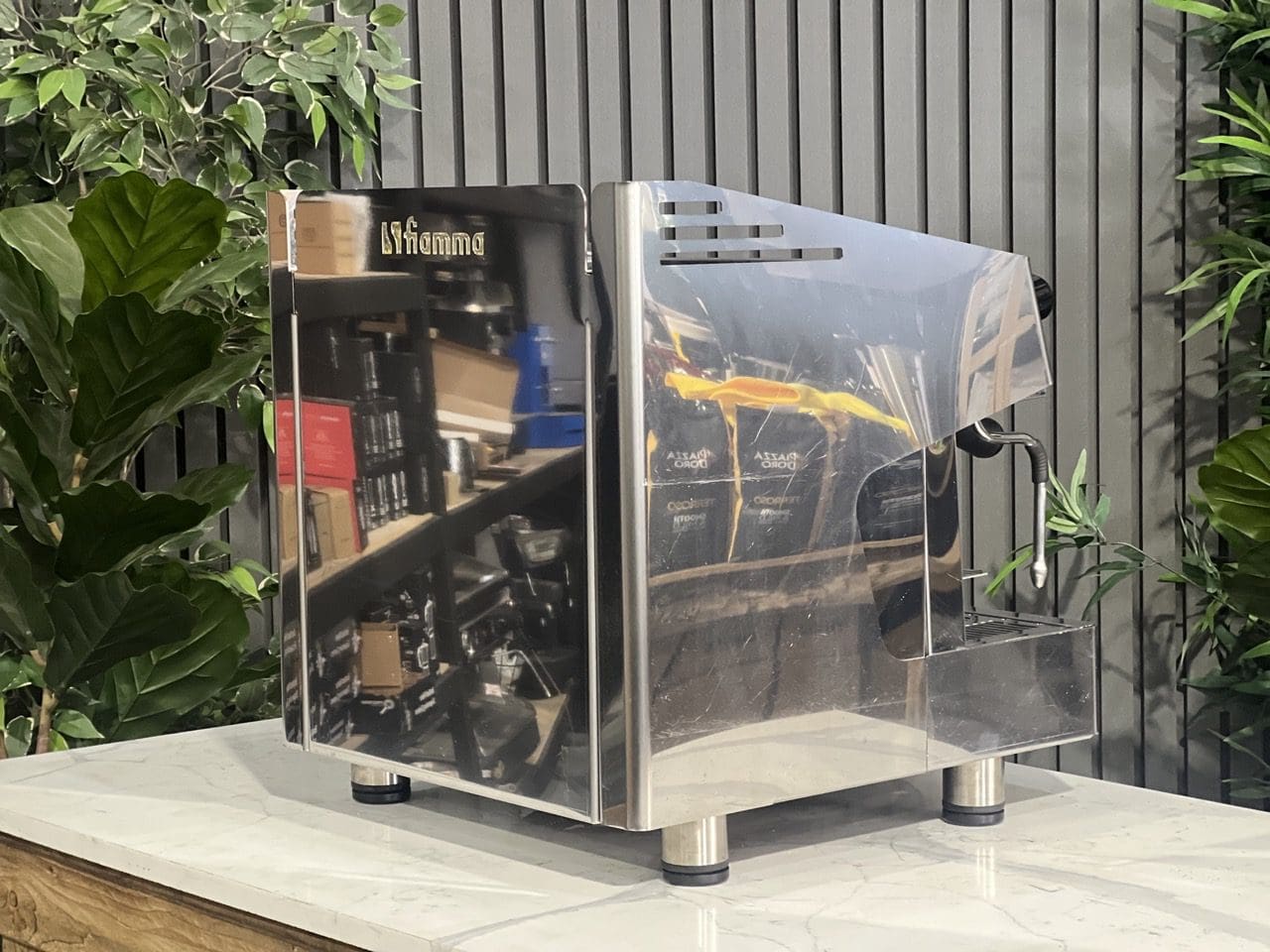 Fiamma Atlantic Compact 2 Group Stainless Espresso Coffee Machine - 37522