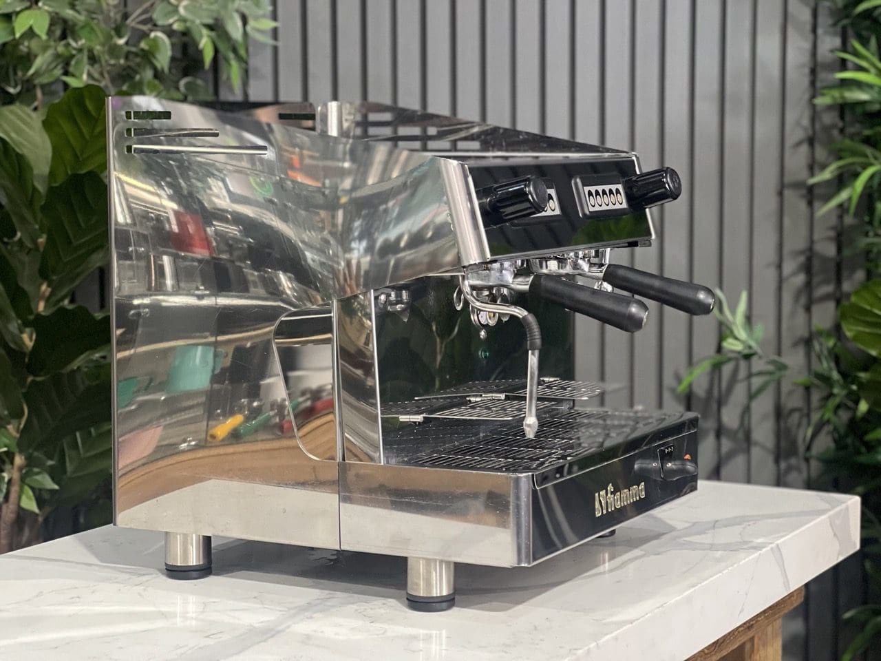 Fiamma Atlantic Compact 2 Group Stainless Espresso Coffee Machine - 37522