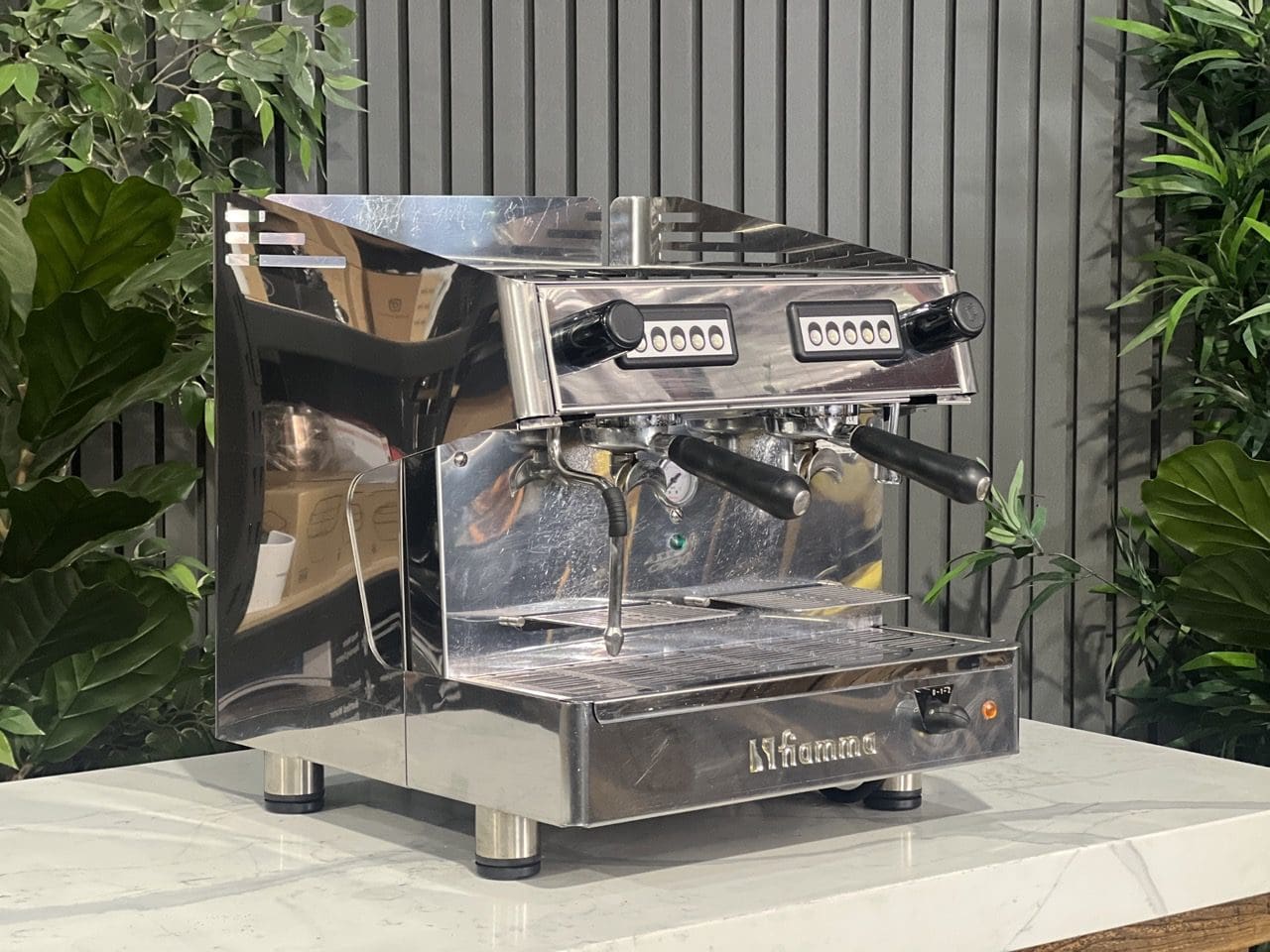 Fiamma Atlantic Compact 2 Group Stainless Espresso Coffee Machine - 37522