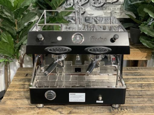 Fracino Diablo Dual Fuel - 2 Group Commercial Espresso Machine - Black