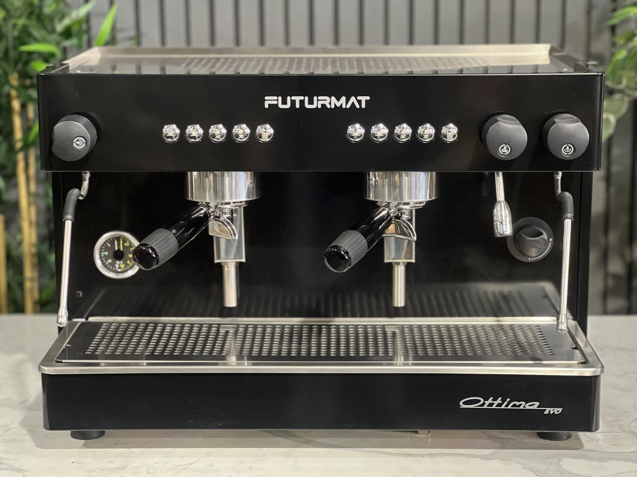 Futurmat Ottima 2.0 - 2 Group Commercial Espresso Machine - Black