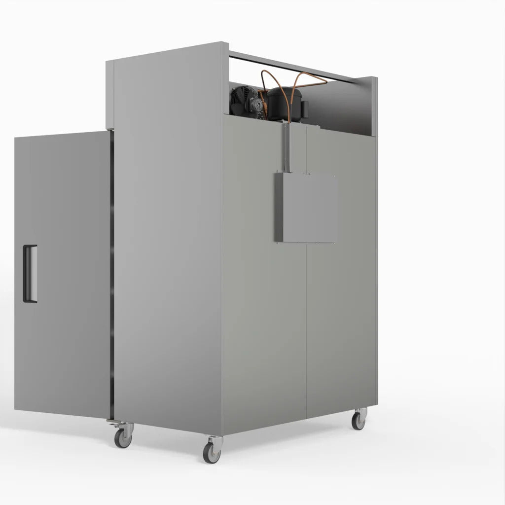 AG 1000 Litre Upright Double Stainless Steel Door Freezer GNX1000BT