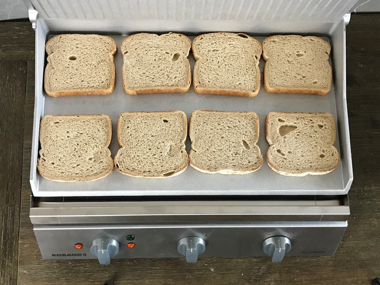 Roband Grill Station 8 slice, smooth plates - GSA810S