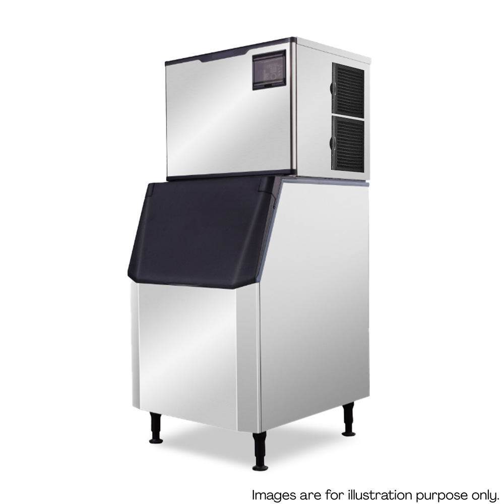 AG Free Standing Modular Ice Machine Cube Ice - 225Kg/24Hr ICE227