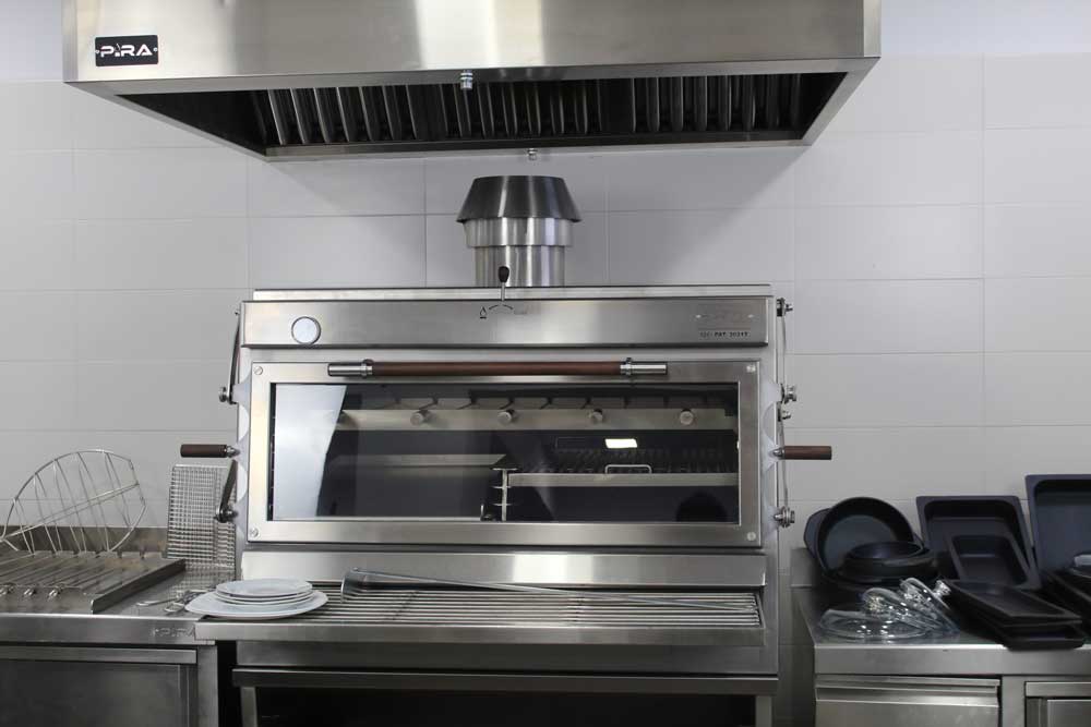 Pira 120 Silver ED Charcoal Oven - 120.107