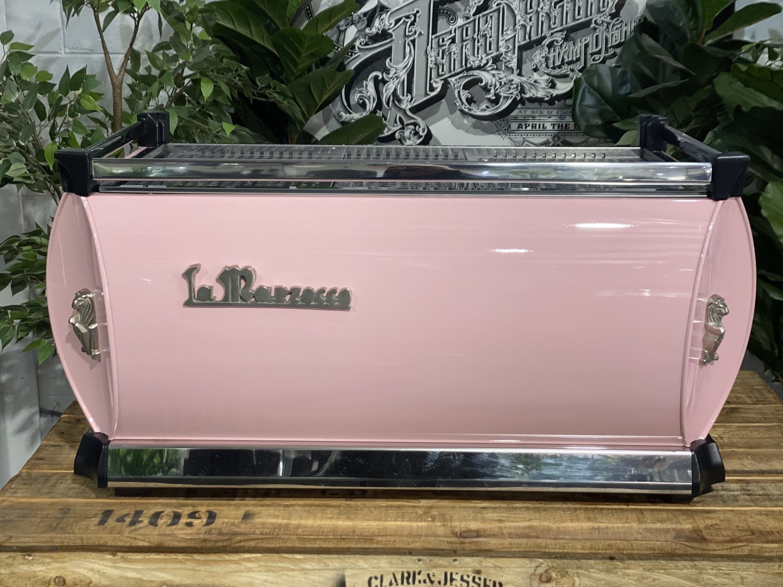 La Marzocco GB5 Baby - 3 Group Commercial Espresso Machine - Pink