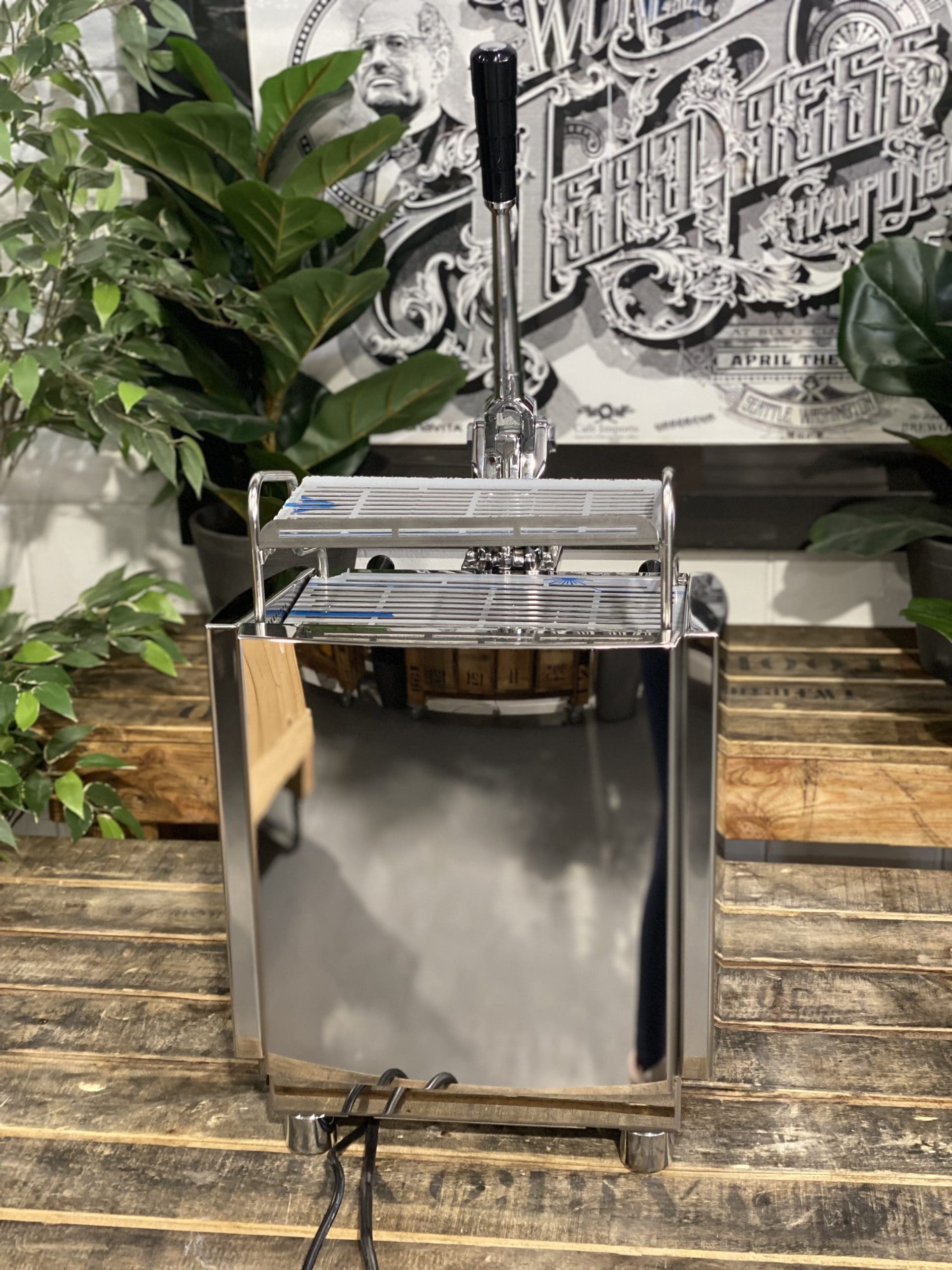 Izzo Alex Leva (Full Pull Lever) Plumbed & No Pump - 1 Group Commercial Espresso Machine
