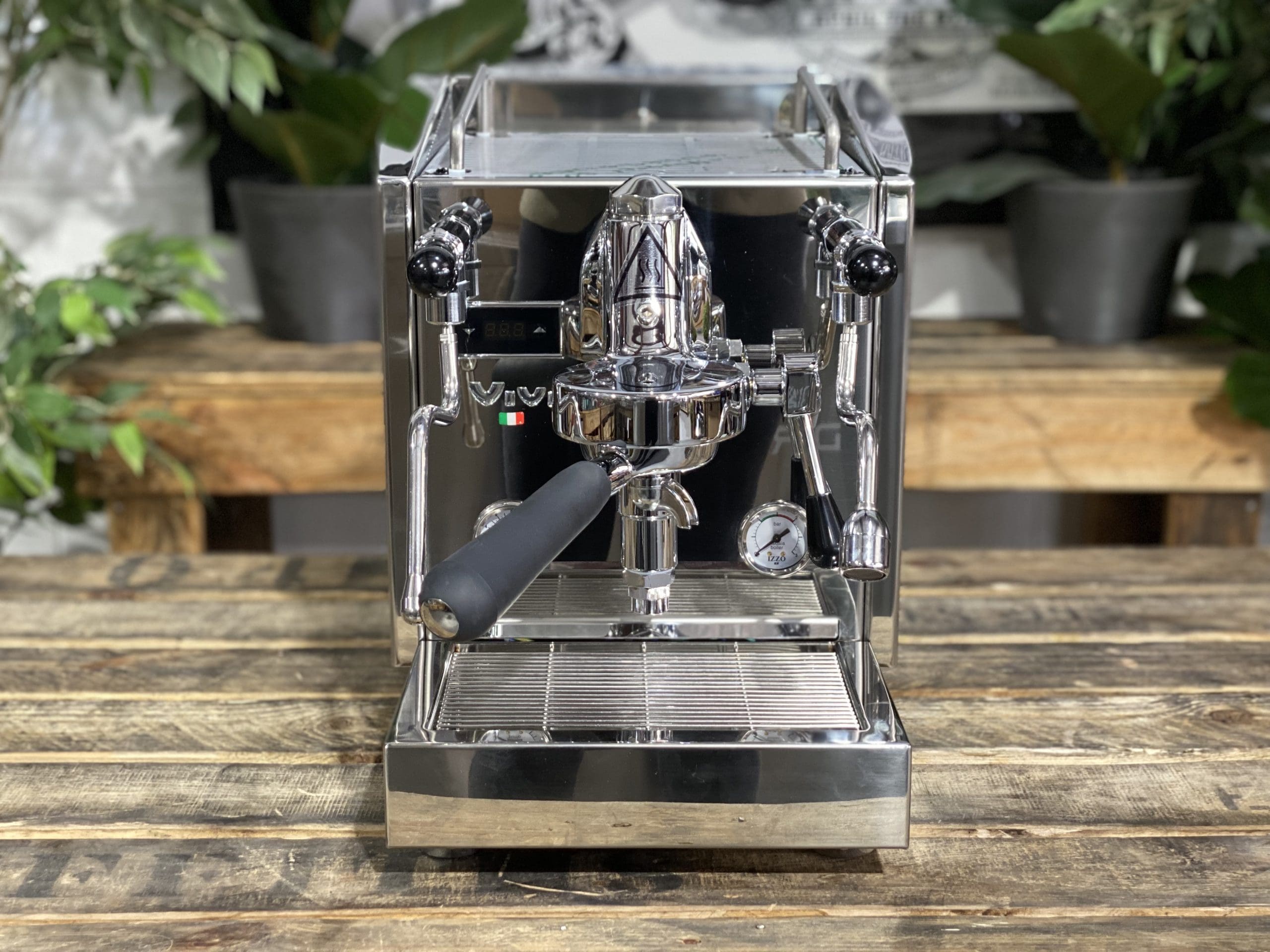 Izzo ViVi Duetto Dual Boiler - 1 Group Commercial Espresso Machine - Stainless