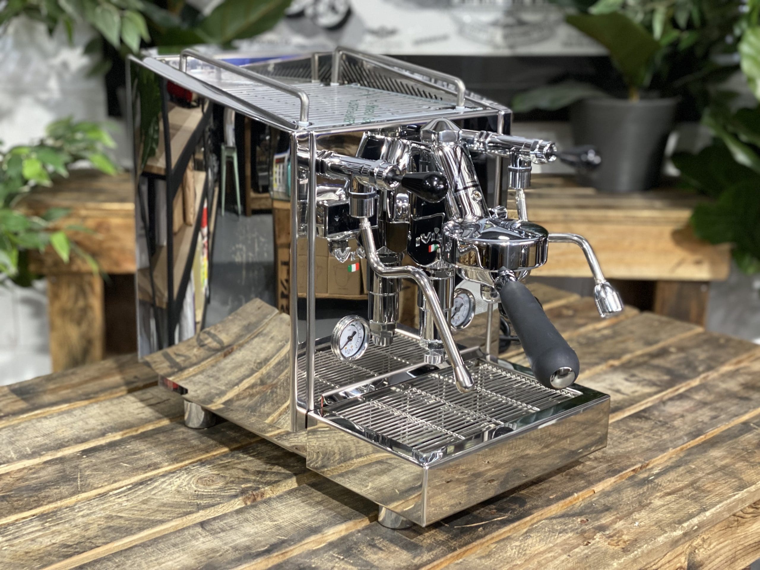 Izzo ViVi Duetto Dual Boiler - 1 Group Commercial Espresso Machine - Stainless