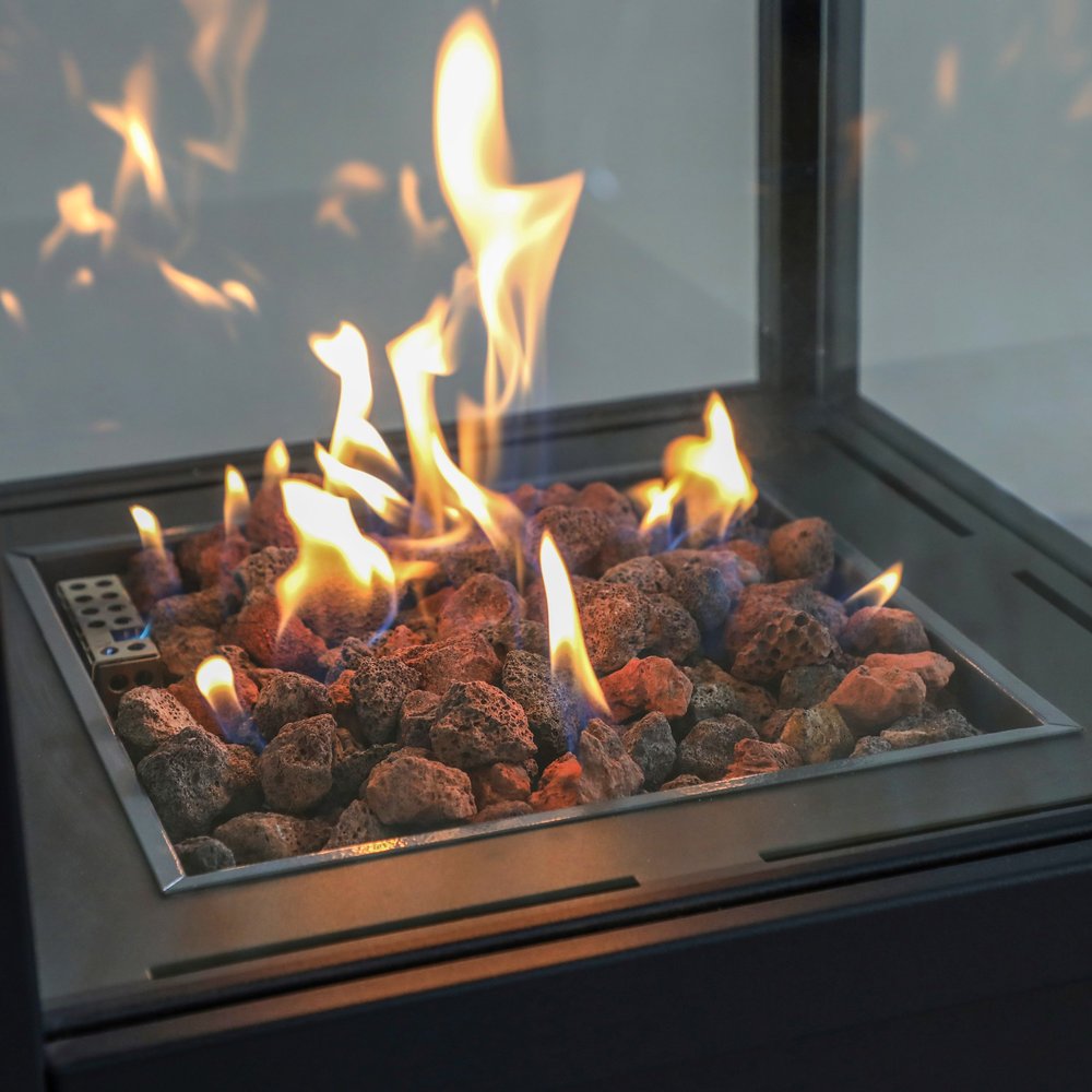 Tremblant Hudson Outdoor Gas Heater White - NG - TREM393NG