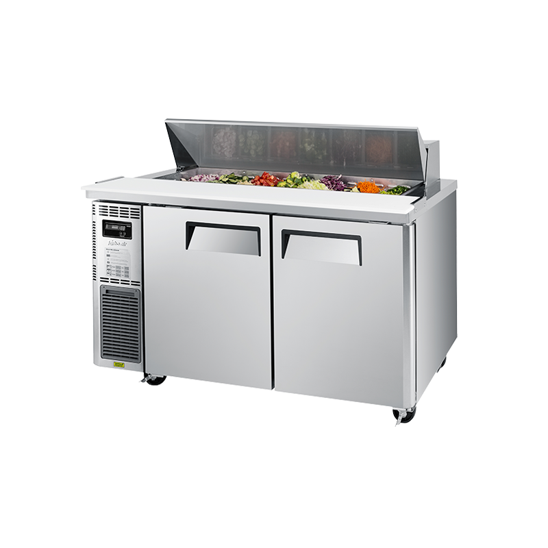 Turbo Air 2 Door Hooded Salad Prep Fridge - 1500mm Width KHR15-2-N