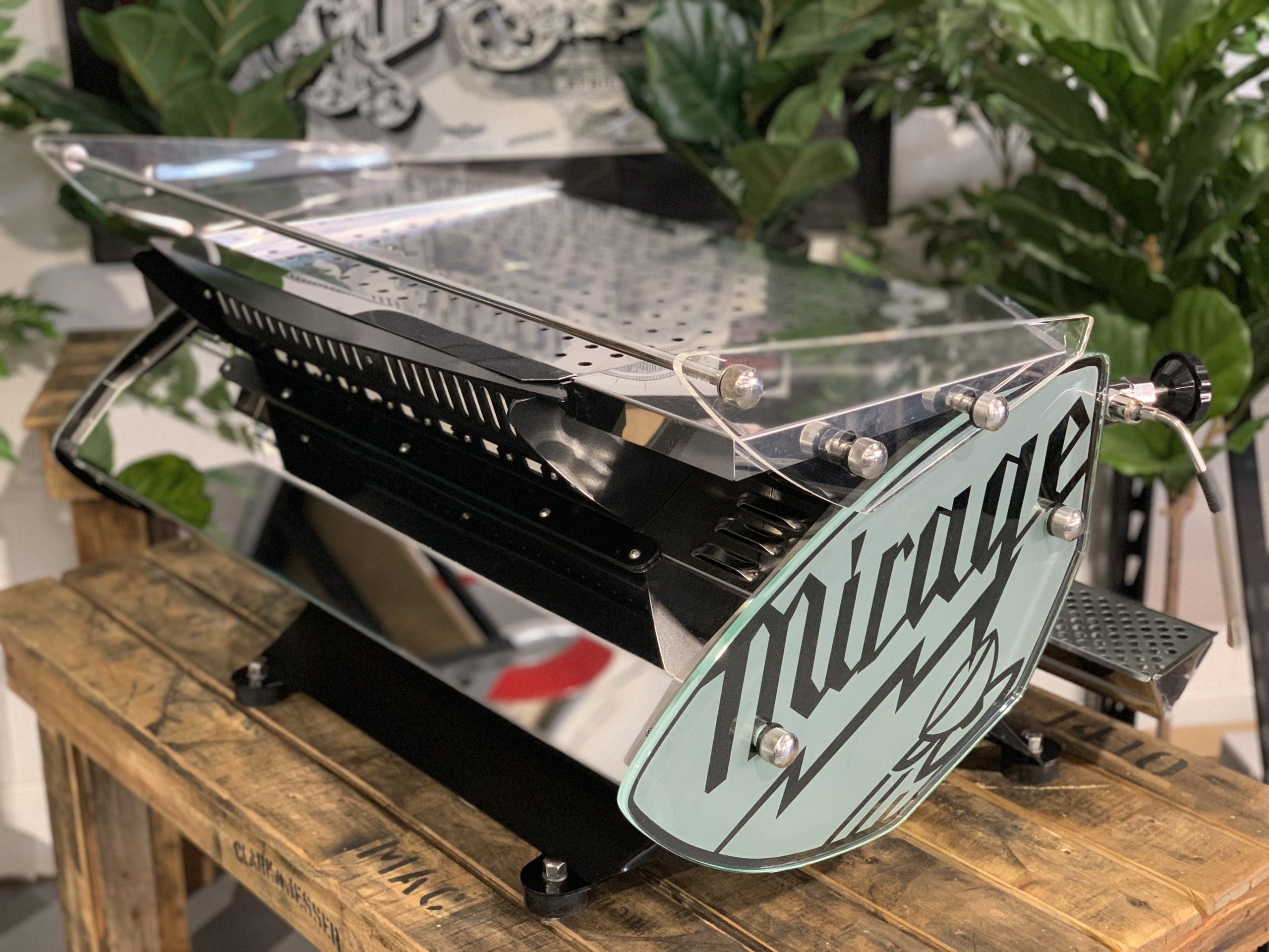 Kees Van Der Western Mirage Triplette Mirage Sides - 3 Group Commercial Espresso Machine