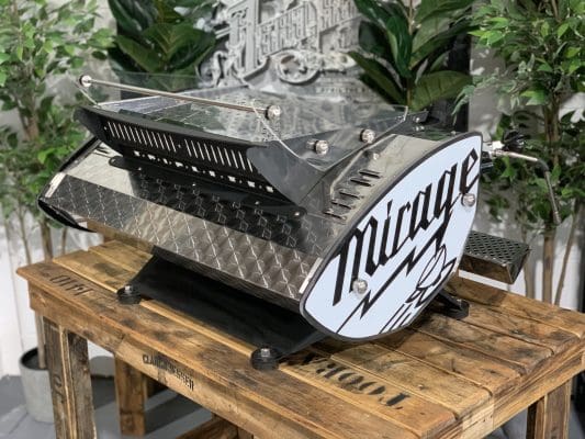 Kees Van Der Westen Mirage Arte Veloce Triplette Sides - 3 Group Commercial Espresso Machine - White