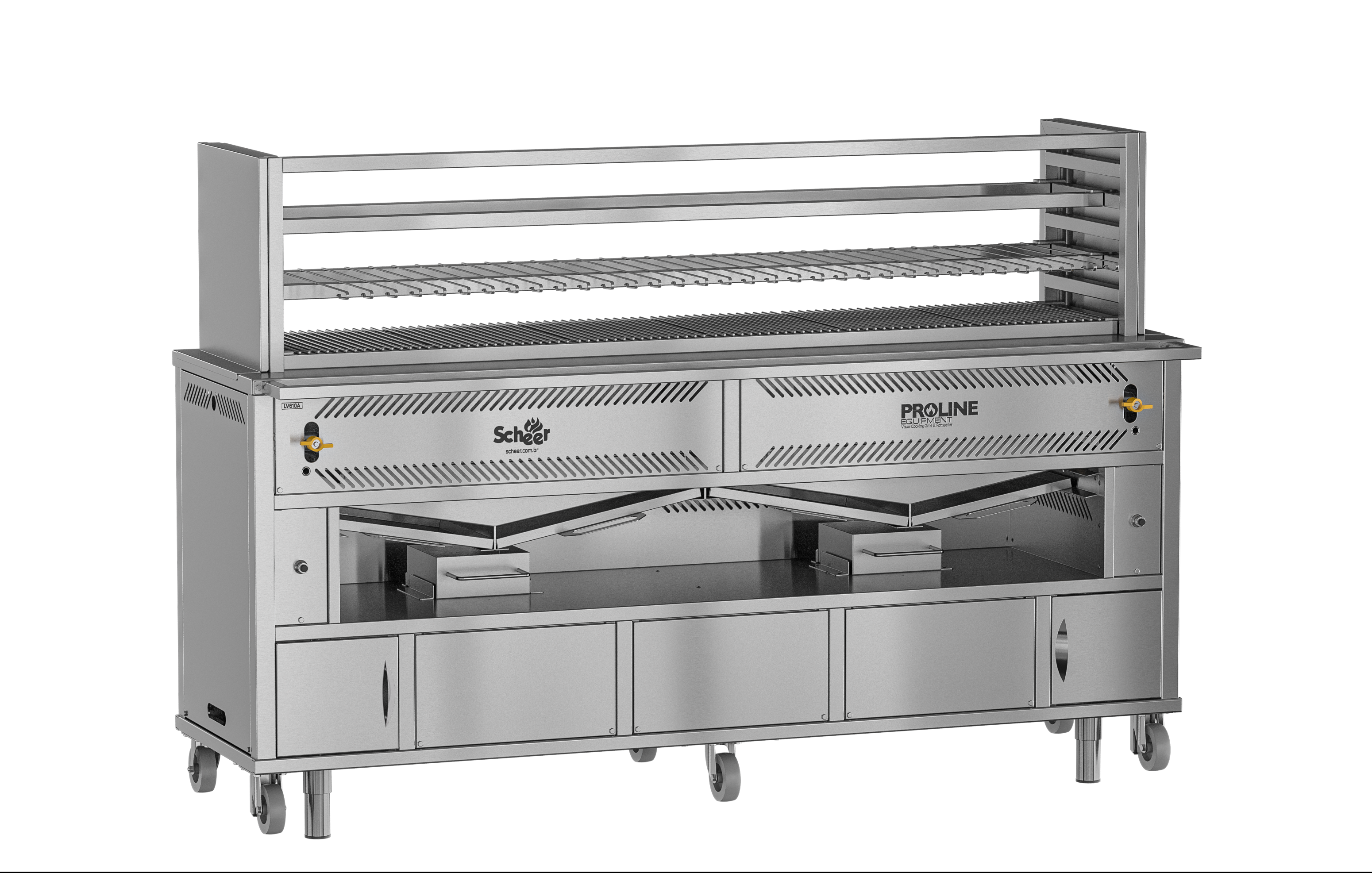 Scheer Gas Lava Rock Robata Grill - 1500mm Width - LV610AC