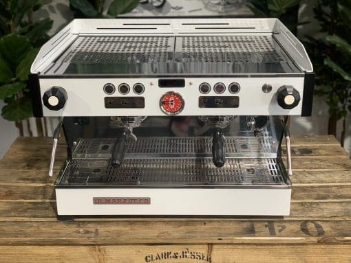 La Marzocco Linea PB White - 2 Group Commercial Espresso Machine - Stainless