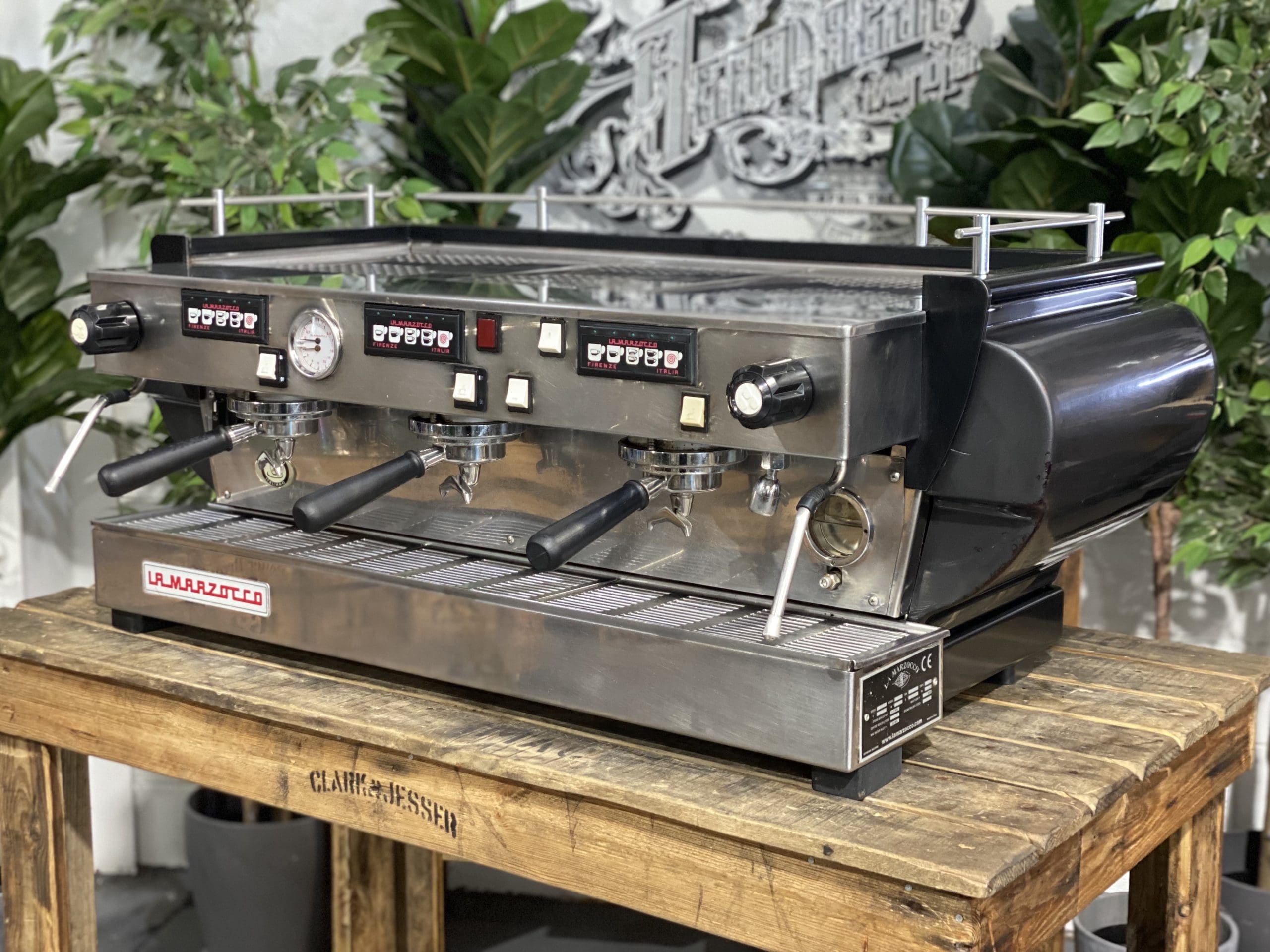 La Marzocco FB70 - 3 Group Commercial Espresso Machine - Black