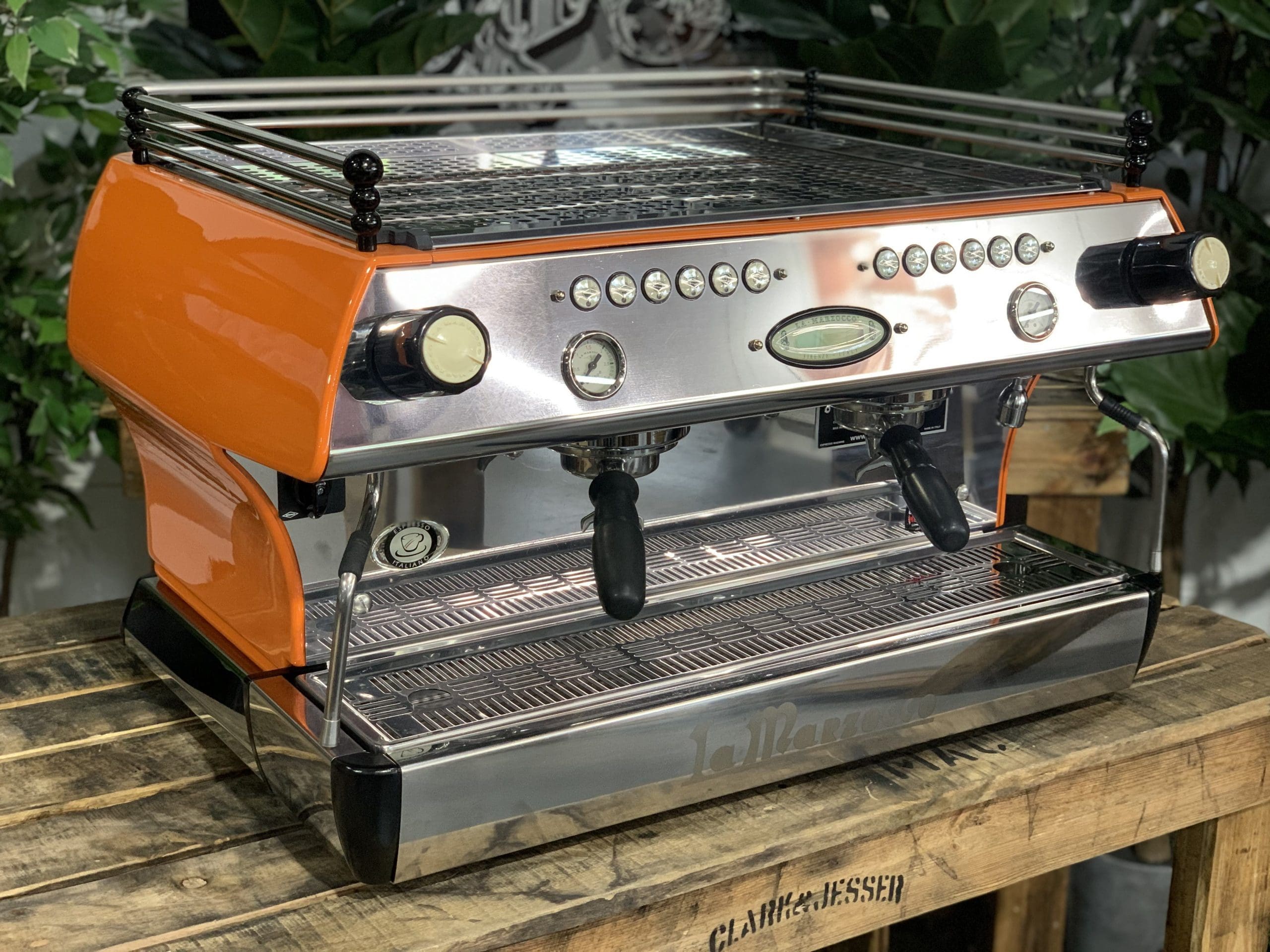 La Marzocco FB80 2 Group Orange Espresso Coffee Machine - 654