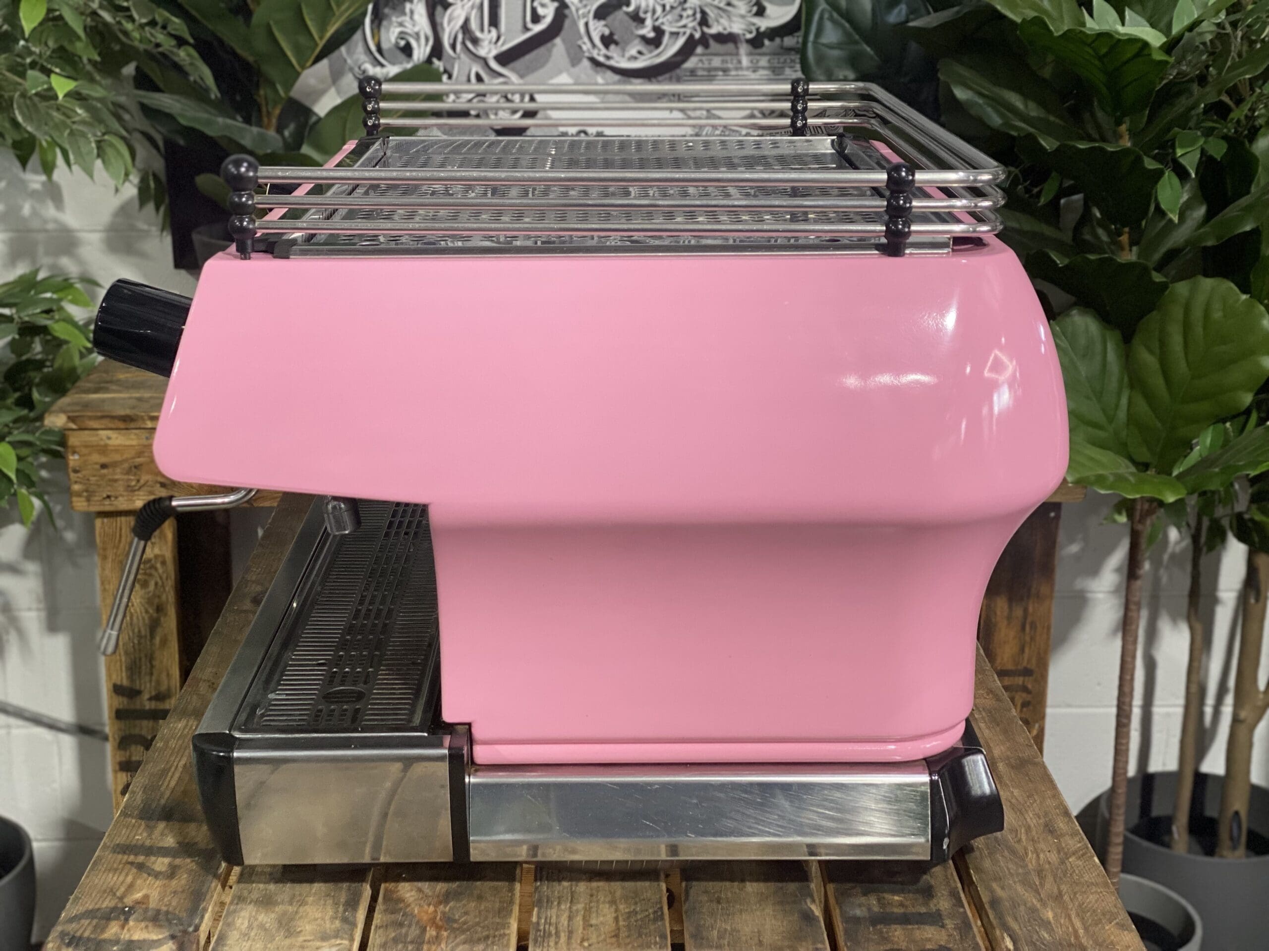 La Marzocco FB80 2 Group Pink & Timber - 17400