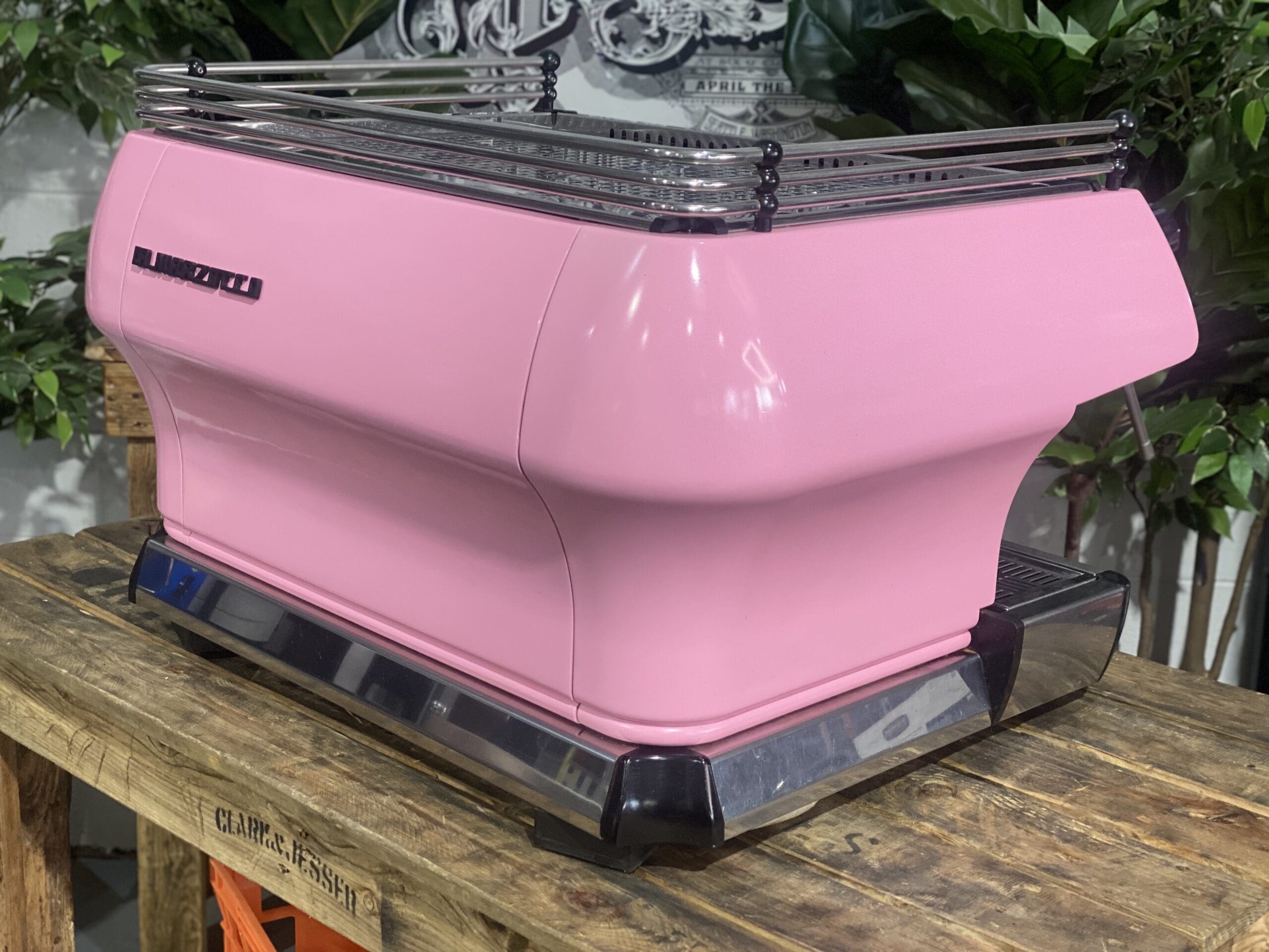 La Marzocco FB80 2 Group Pink & Timber - 17400