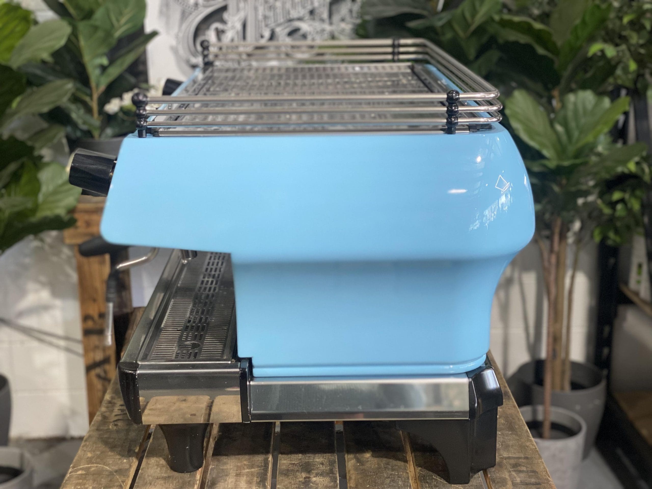 La Marzocco FB80 Baby - 3 Group Commercial Espresso Machine - Blue