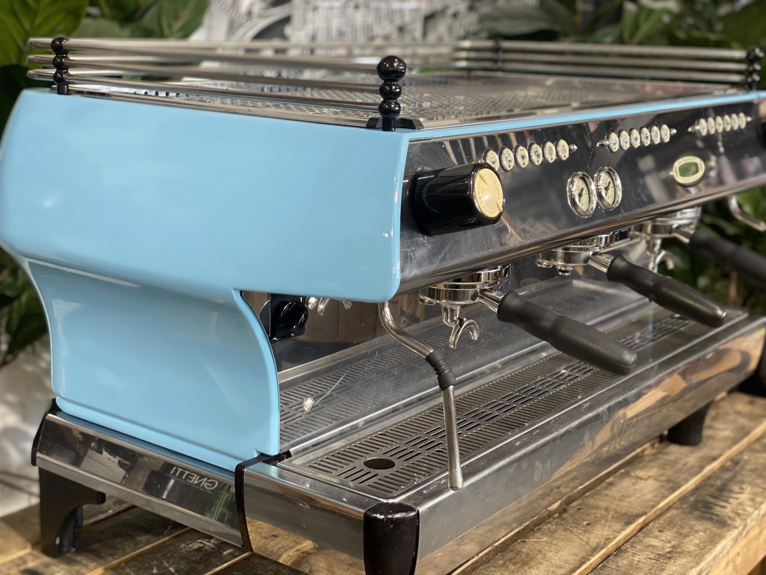 La Marzocco FB80 Baby - 3 Group Commercial Espresso Machine - Blue