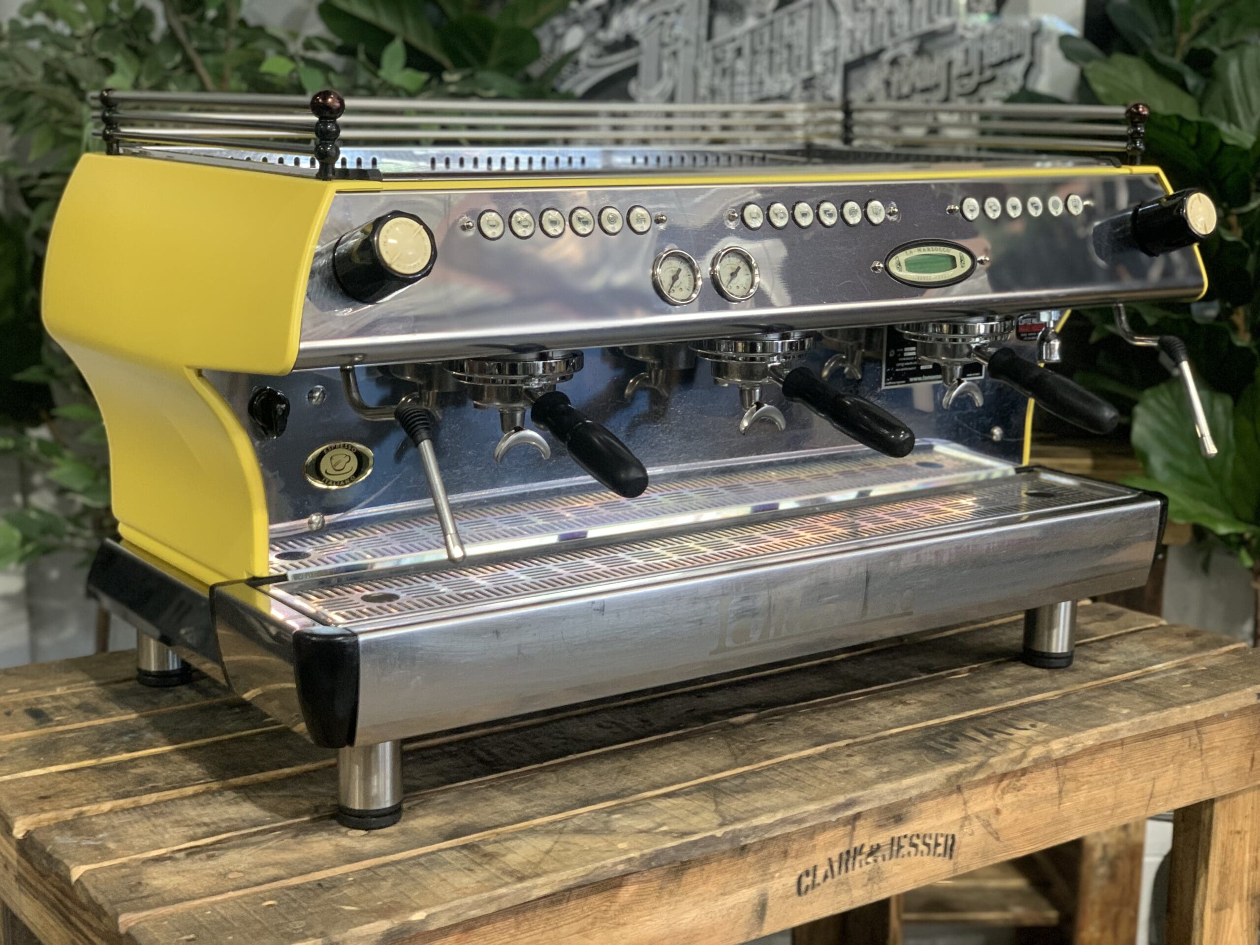 La Marzocco FB80 - 3 Group Commercial Espresso Machine - Yellow