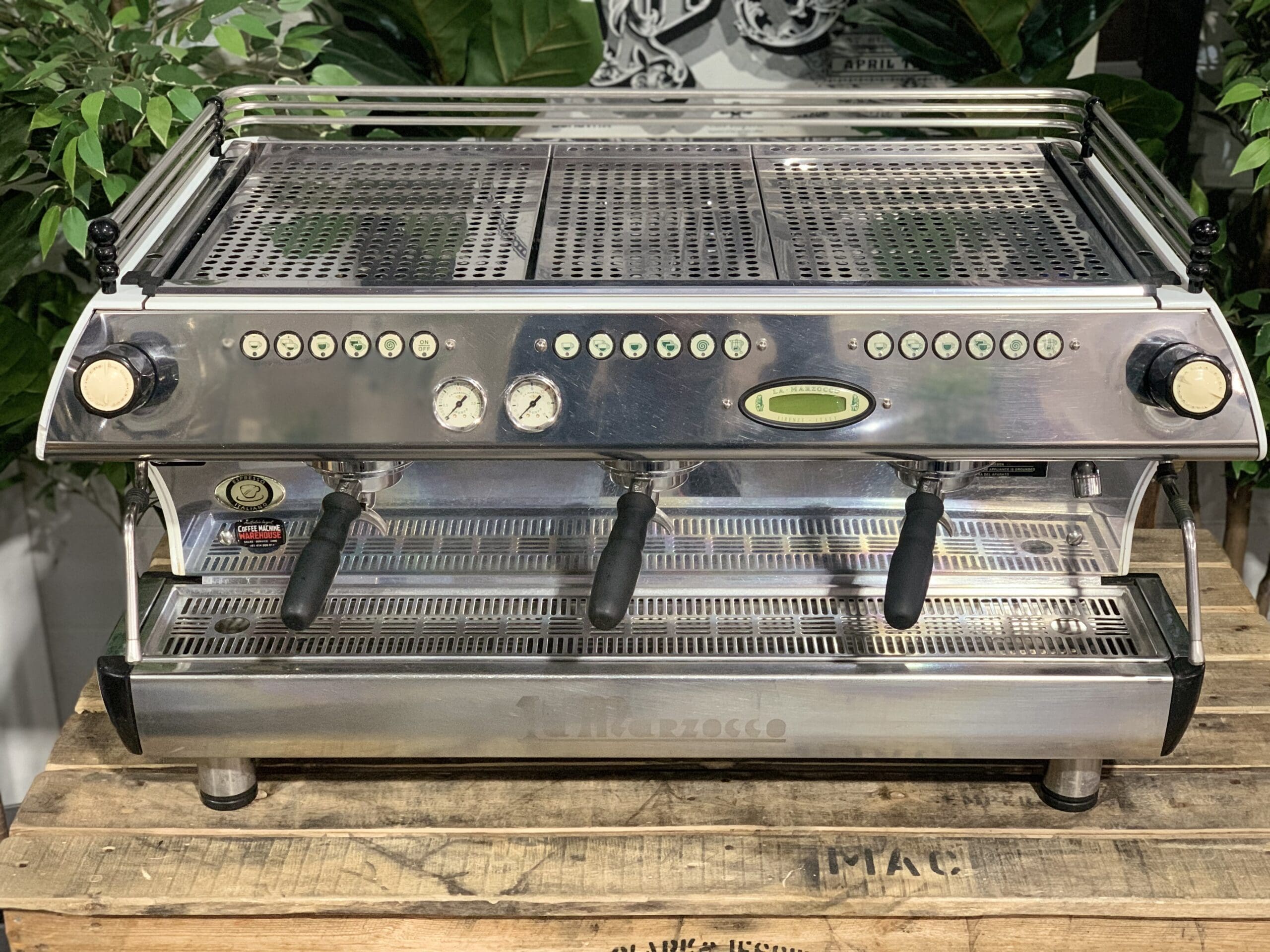 La Marzocco FB80 Pearl - 3 Group Commercial Espresso Machine - White