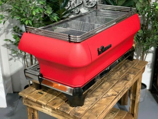 La Marzocco FB80 Matte - 4 Group Commercial Espresso Machine - Red