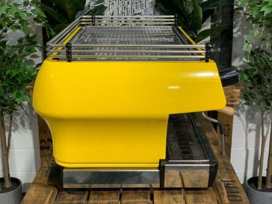 La Marzocco FB80 3 Group Yellow w. Timber Handles - 482