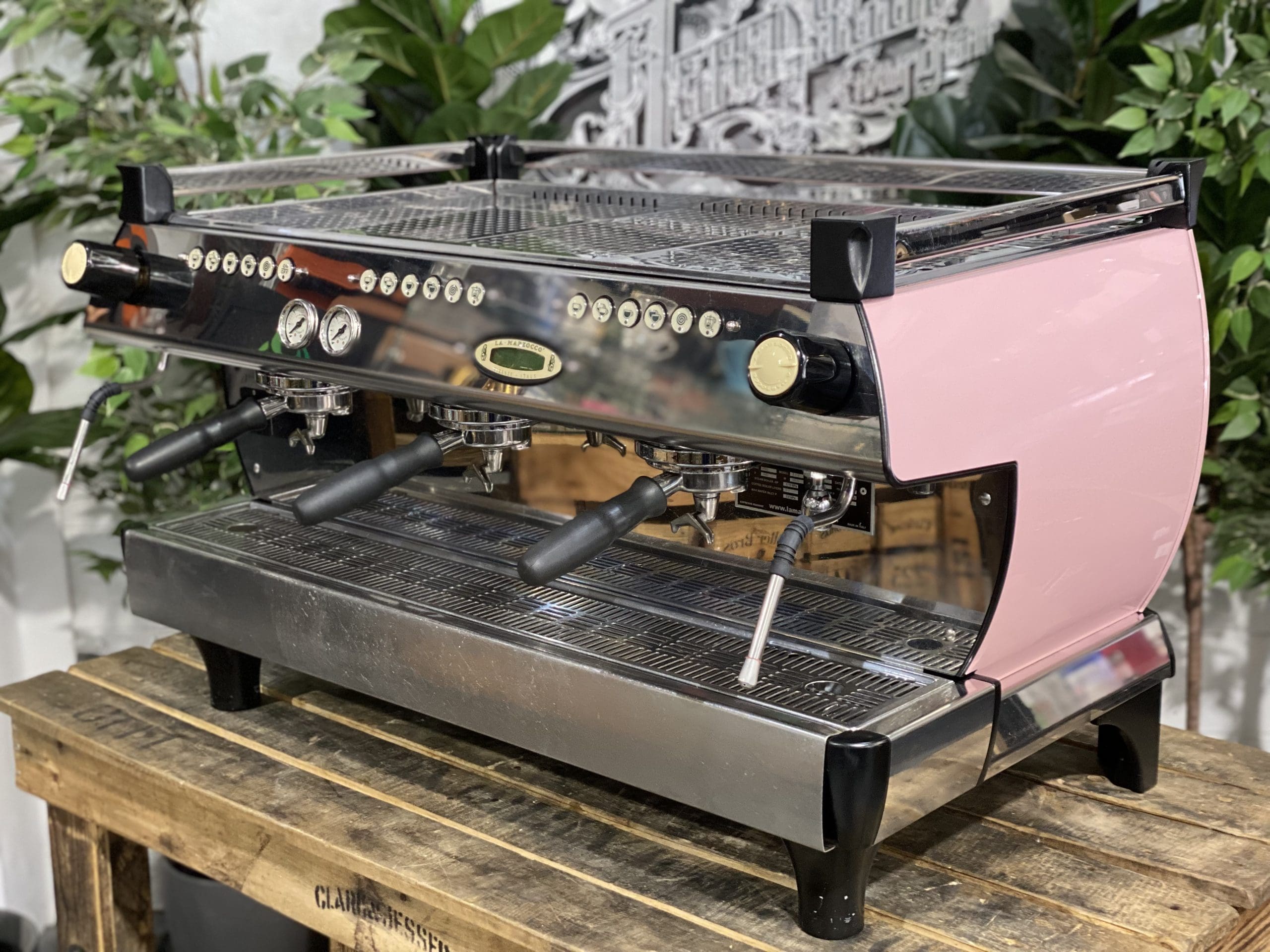 La Marzocco GB5 - 3 Group Commercial Espresso Machine - Pink