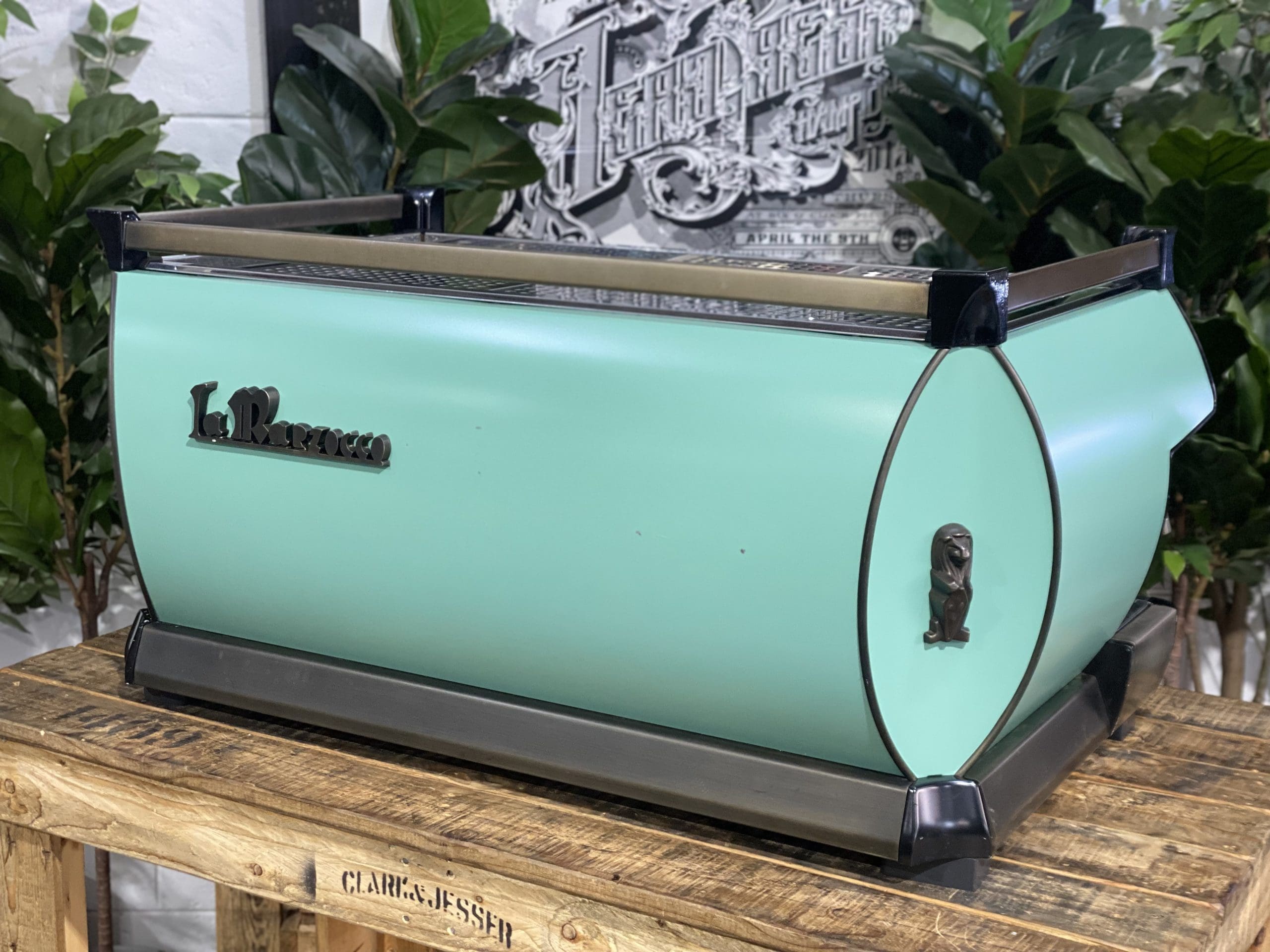 La Marzocco GB5 3 Group Duck Egg Blue Espresso Coffee Machine - 35713